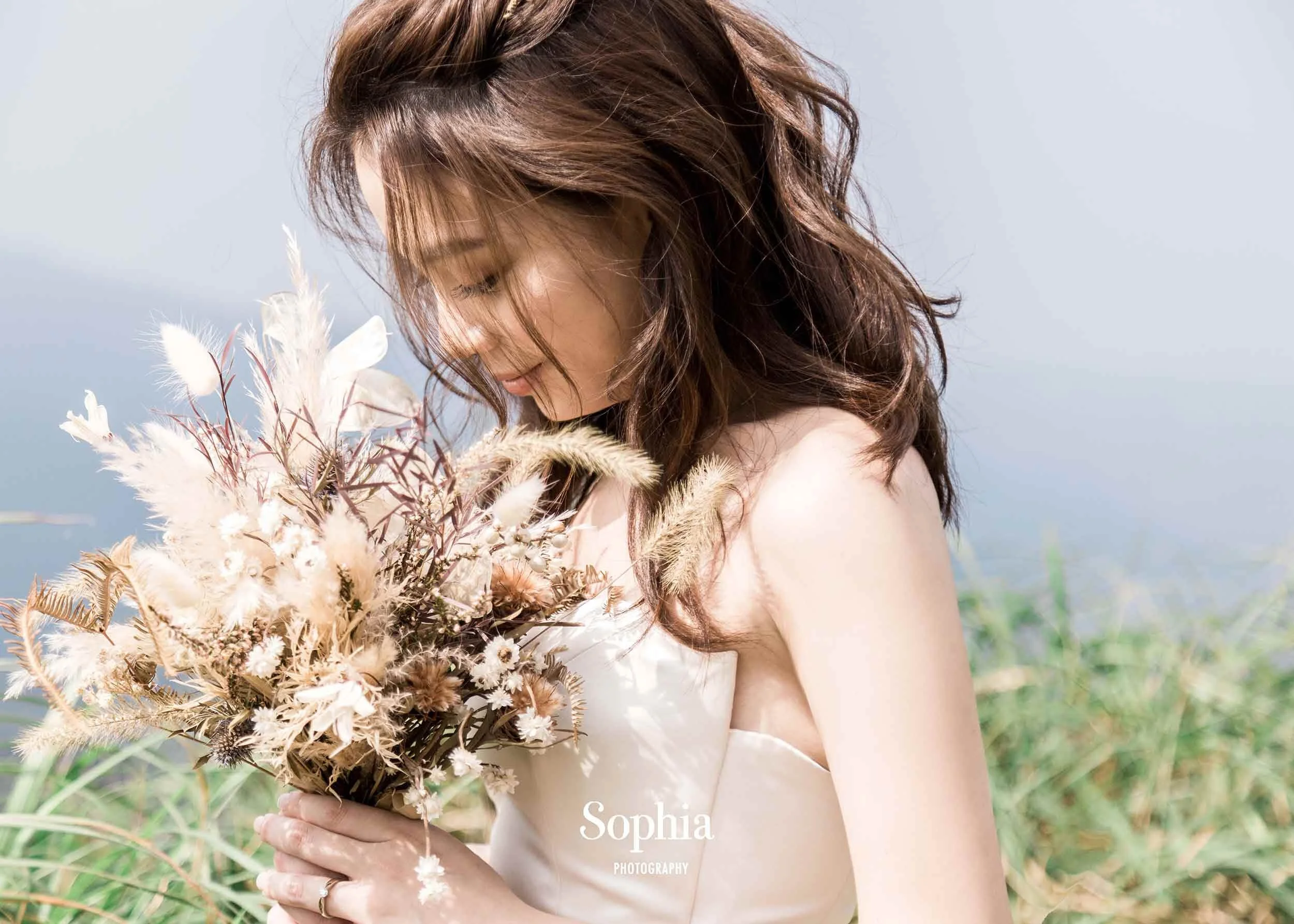  蘇菲雅婚紗-白色狂熱聯名-陽明山-外景-人像-近照 