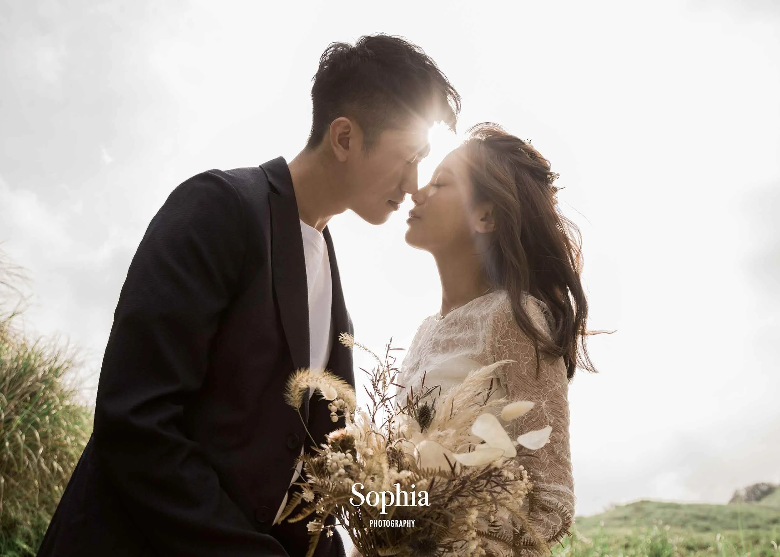  蘇菲雅婚紗-白色狂熱聯名-陽明山-外景-人像-近照 