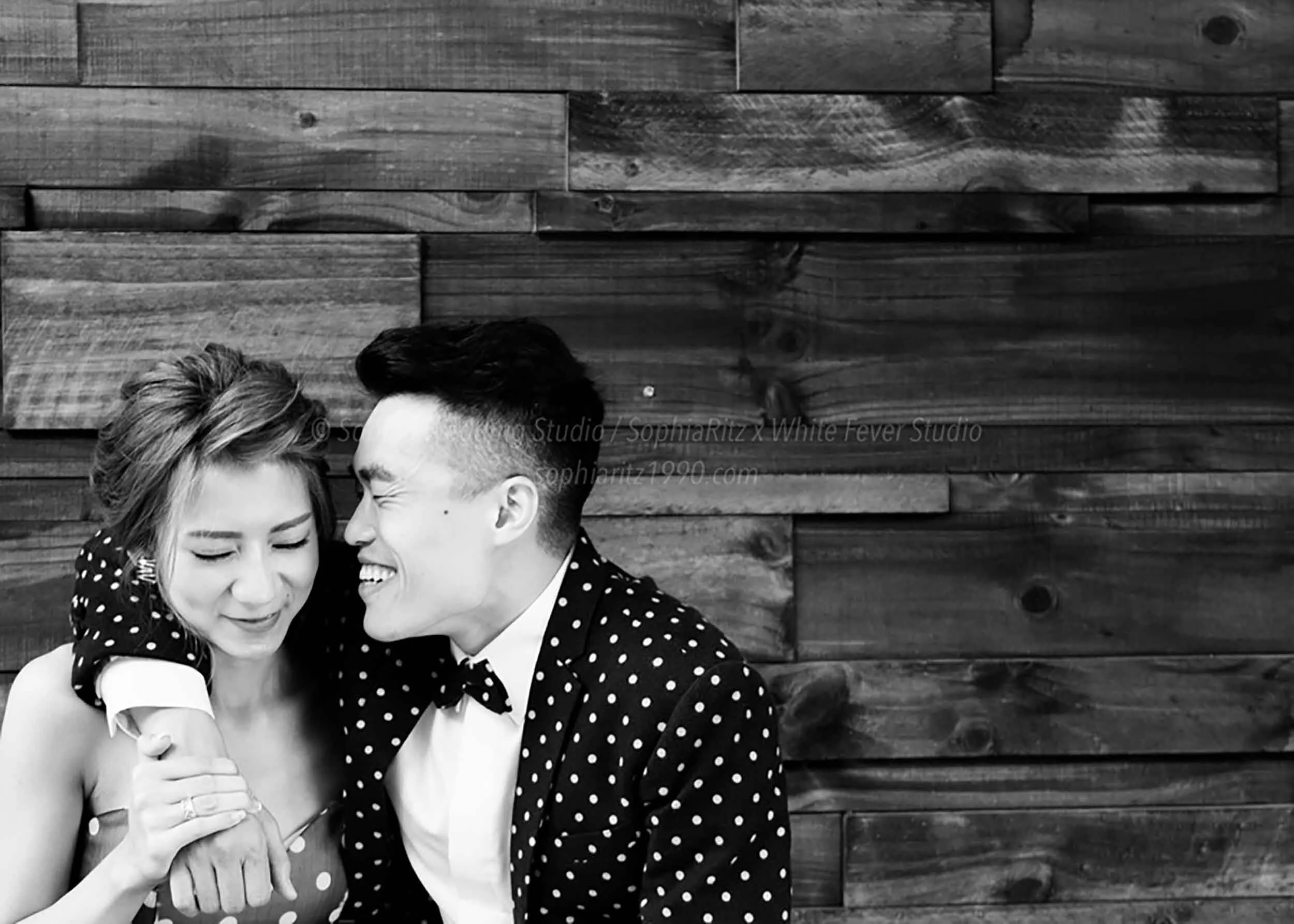  蘇菲雅婚紗-白色狂熱聯名-街景-人像-黑白-婚紗照 