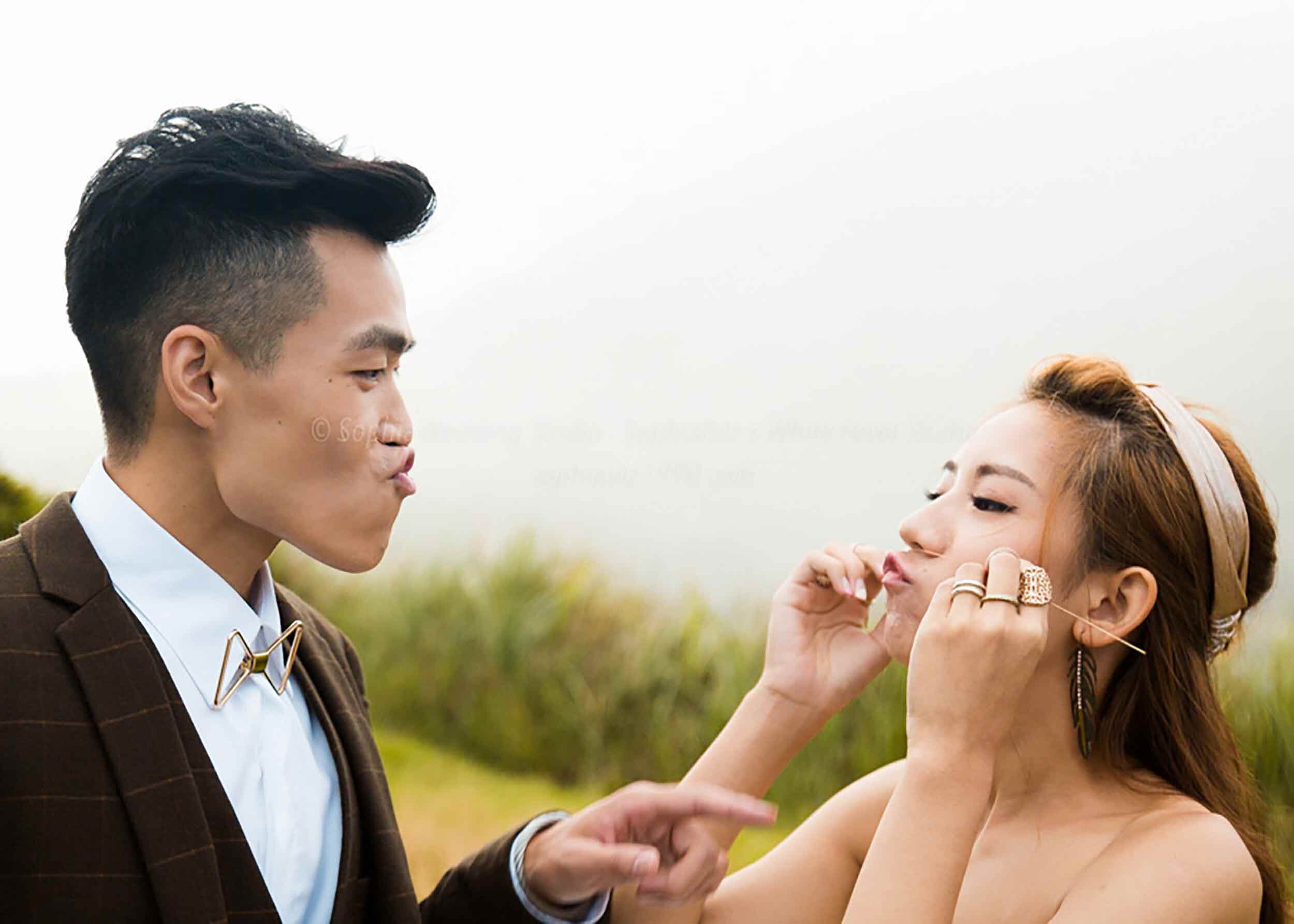  蘇菲雅婚紗-白色狂熱聯名-山景-人像-婚紗照 