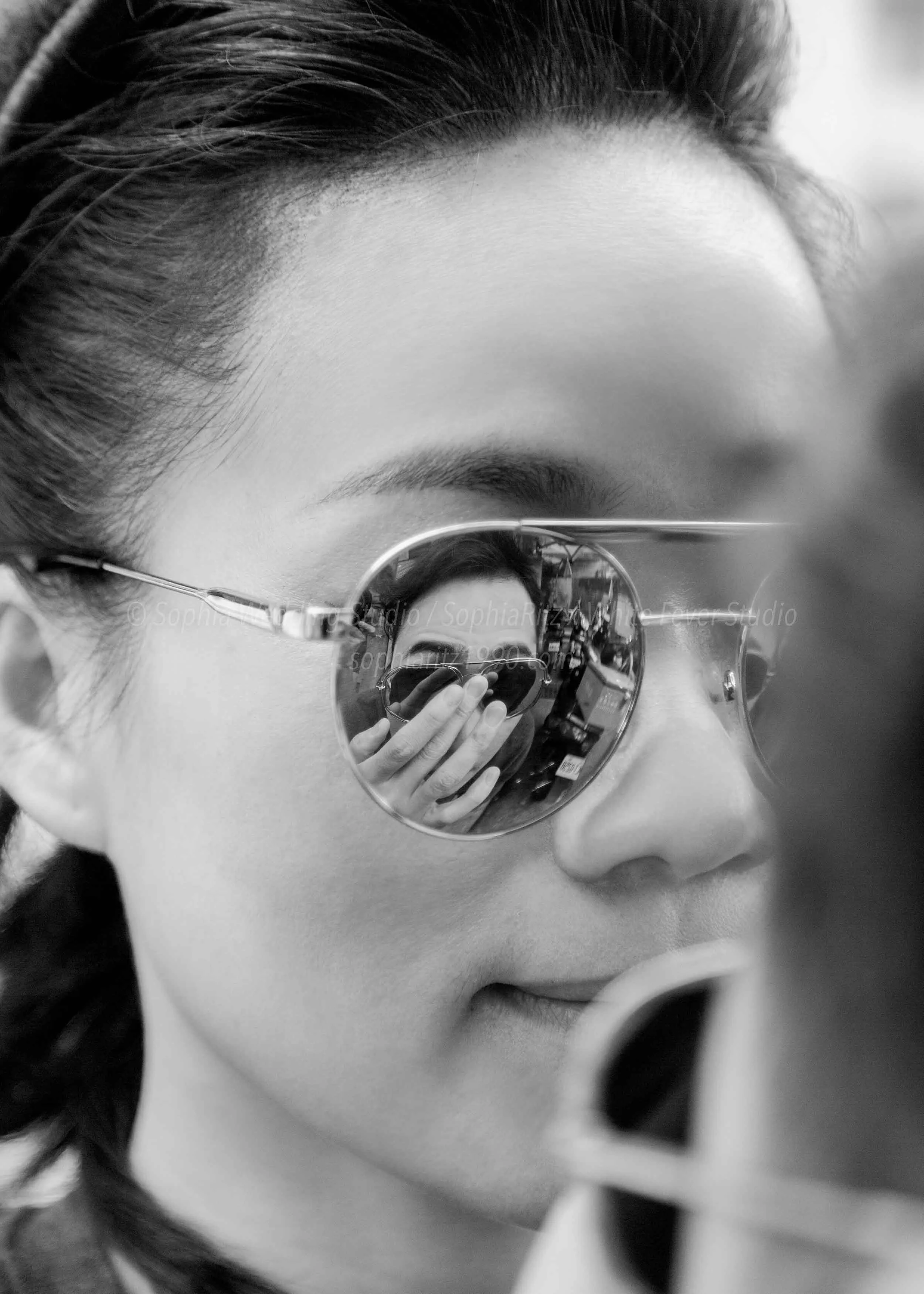  蘇菲雅婚紗-白色狂熱聯名-外景-街景-黑白-便服-特寫-情侶照 