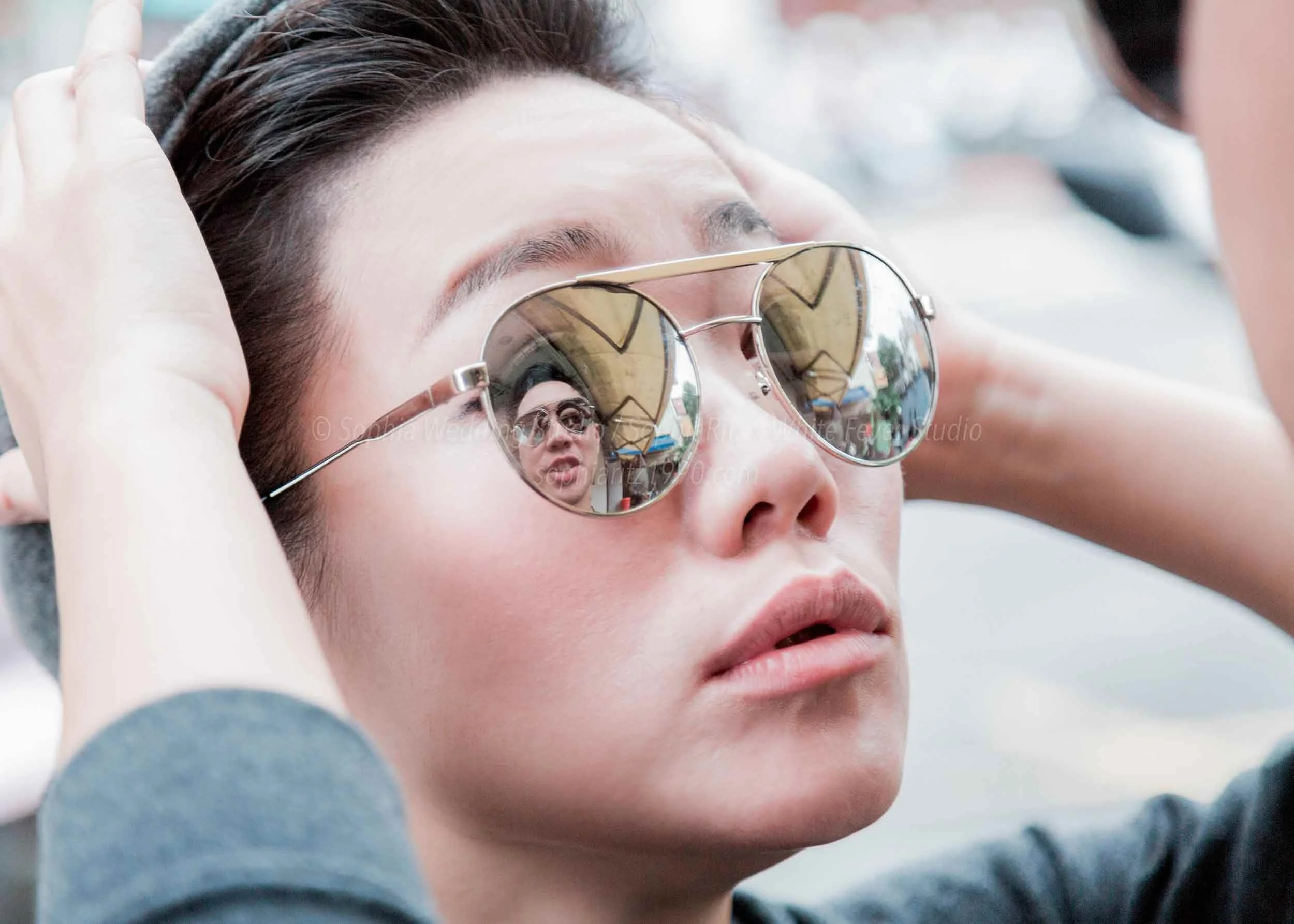  蘇菲雅婚紗-白色狂熱聯名-外景-街景-便服-特寫-情侶照 