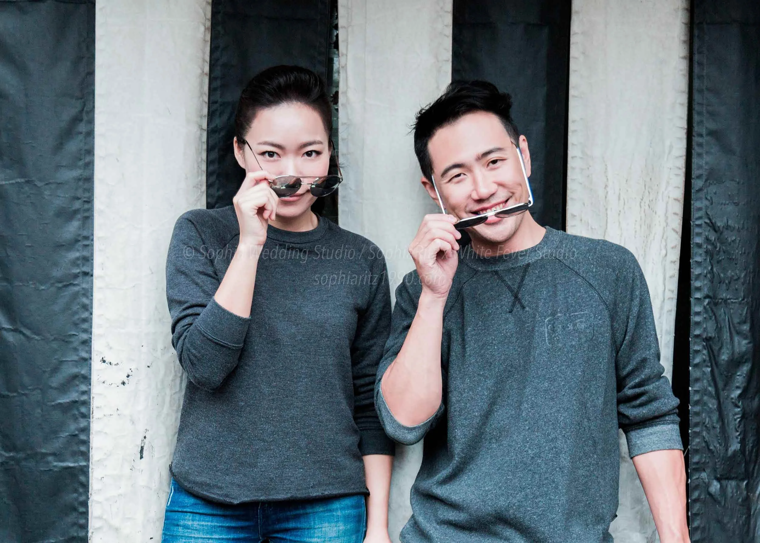  蘇菲雅婚紗-白色狂熱聯名-外景-街景-便服-情侶照 