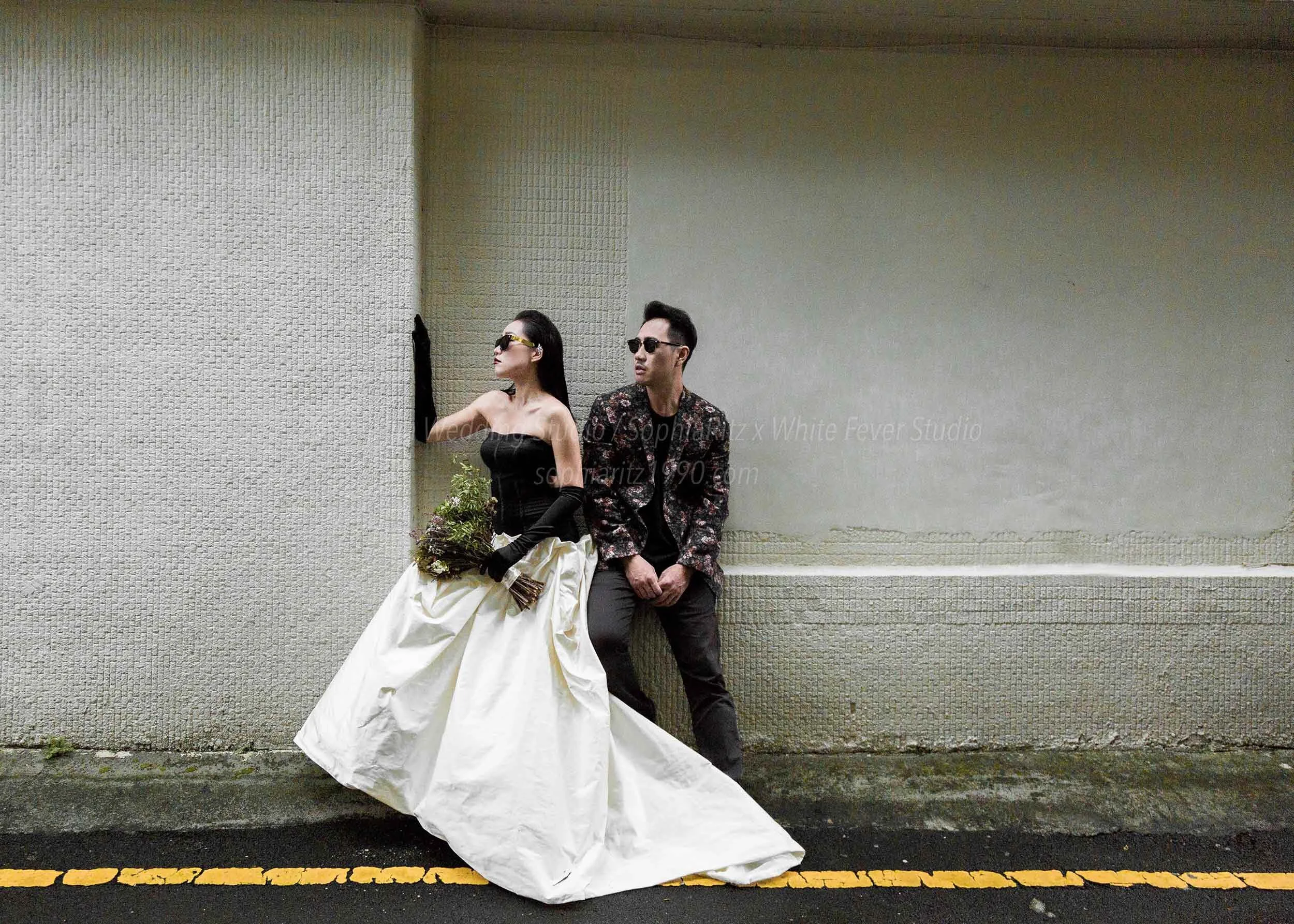  蘇菲雅婚紗-白色狂熱聯名-外景-街景-婚紗照 