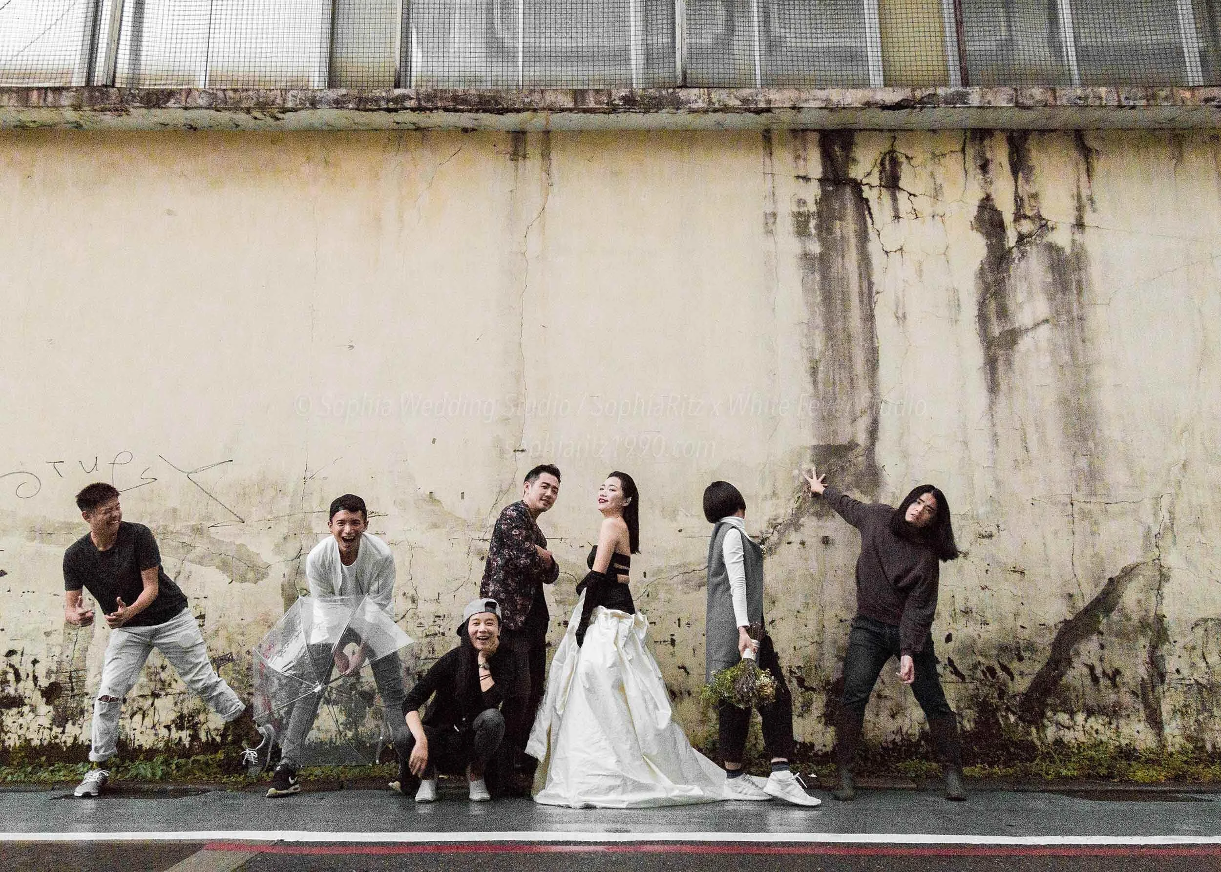  蘇菲雅婚紗-白色狂熱聯名-外景-街景-婚紗照 