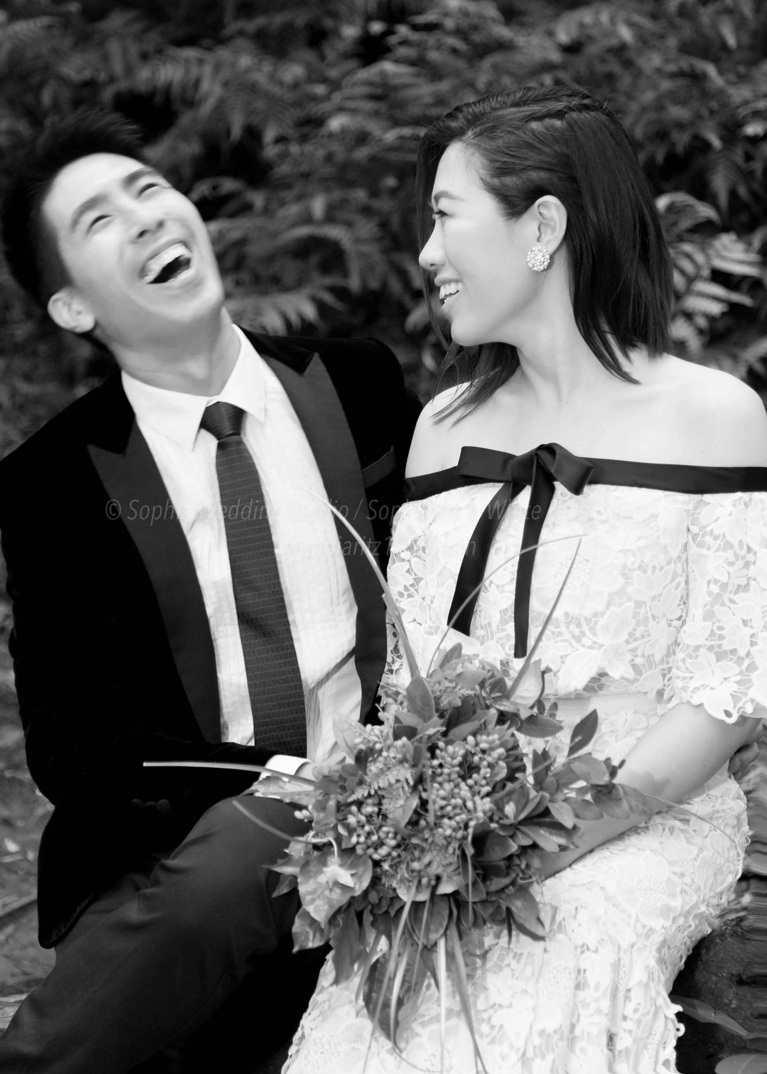  蘇菲雅婚紗-白色狂熱聯名-街景-外景-婚紗照 