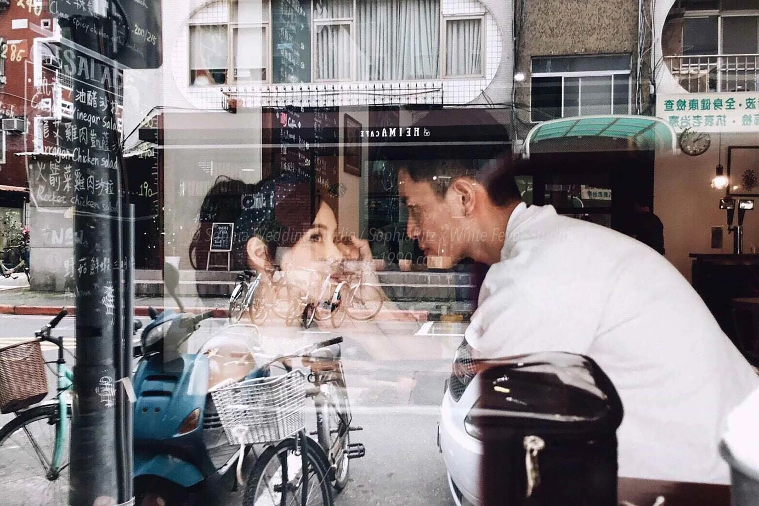  蘇菲雅婚紗-白色狂熱聯名-街景-外景-婚紗照 