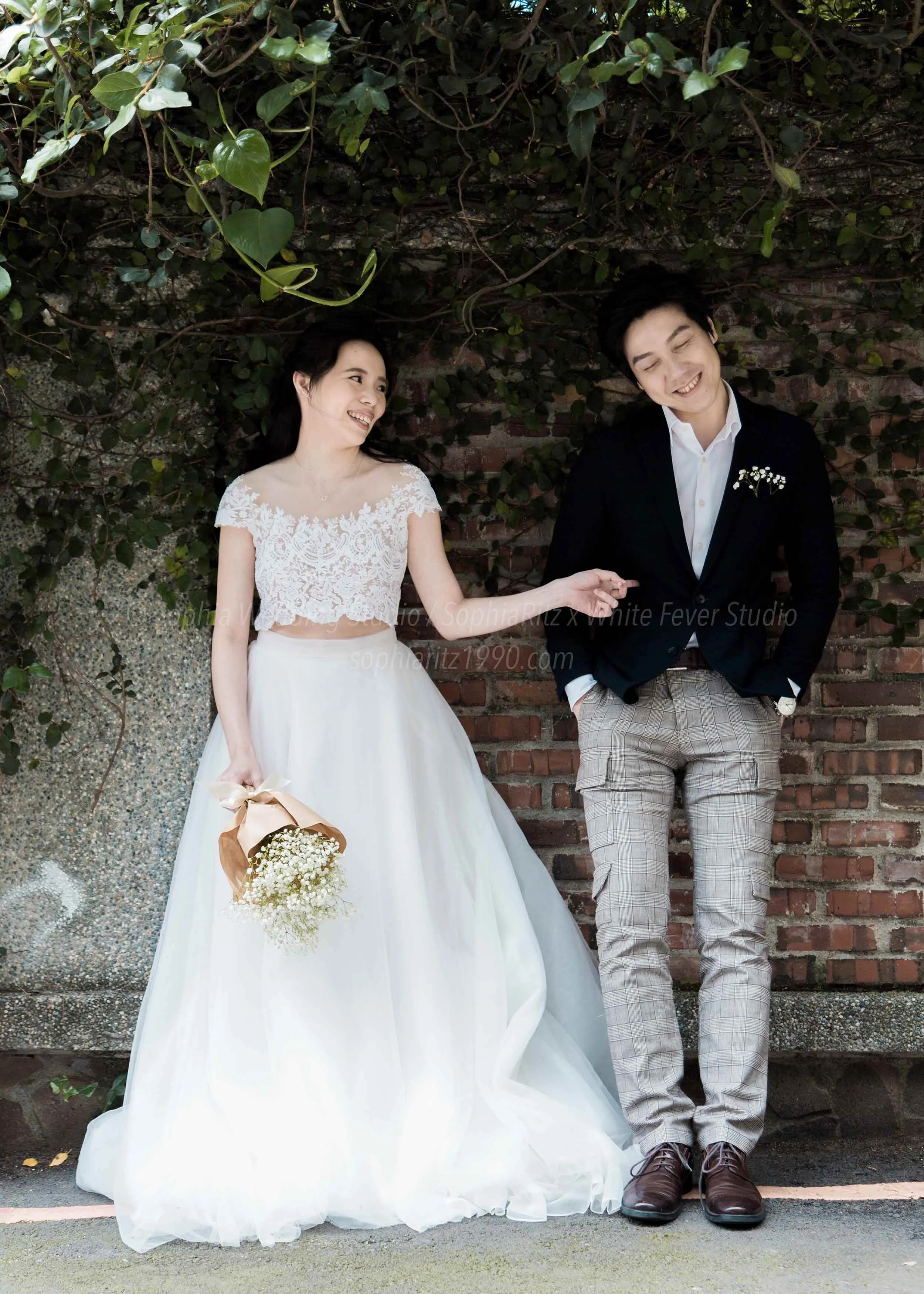  蘇菲雅婚紗-白色狂熱聯名-街景-外景-婚紗照 