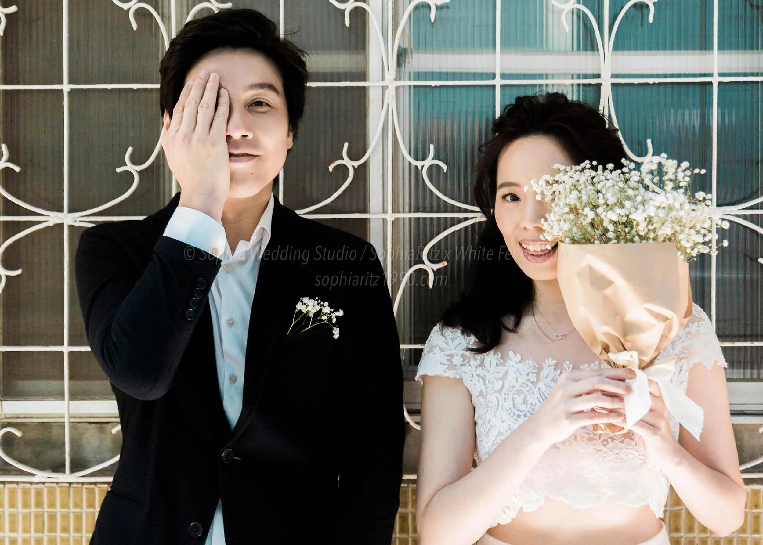  蘇菲雅婚紗-白色狂熱聯名-街景-外景-婚紗照 