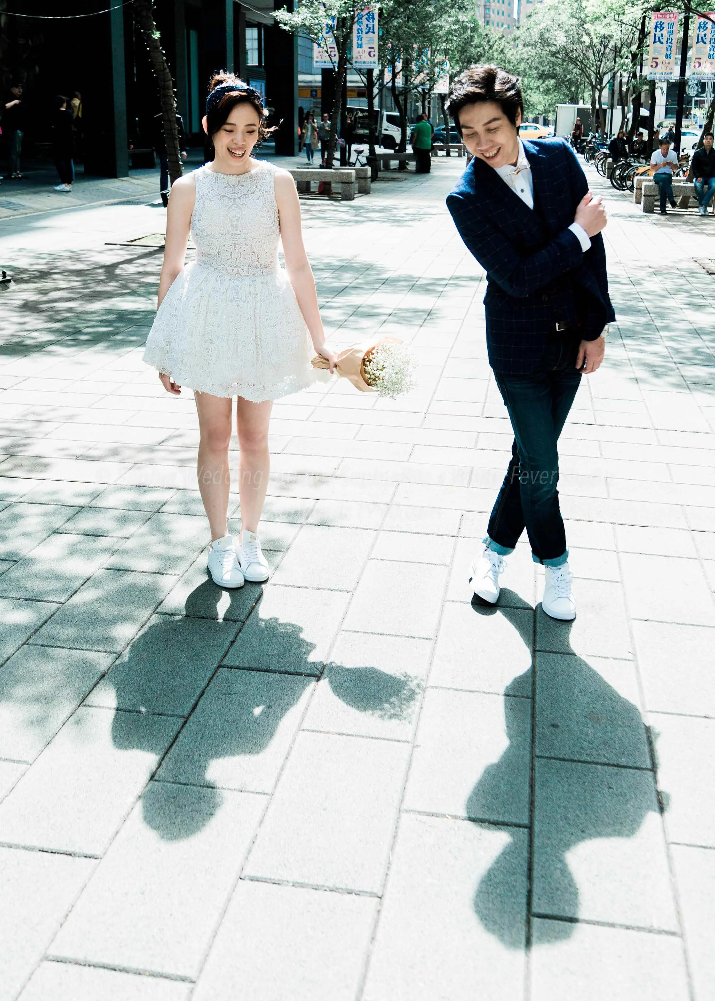  蘇菲雅婚紗-白色狂熱聯名-街景-外景-婚紗照 