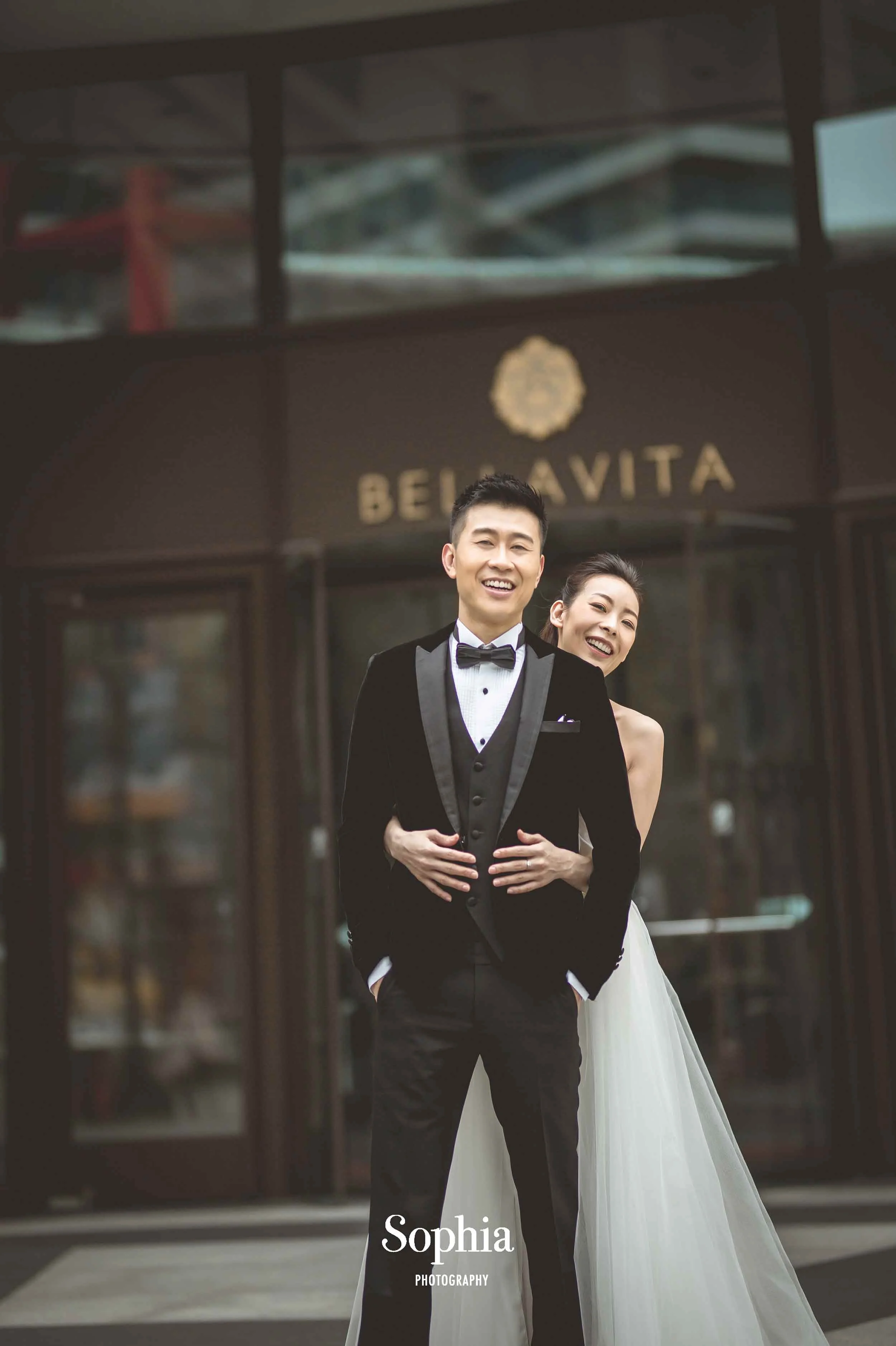  蘇菲雅婚紗-外景-bellavita-貴婦百貨-街景-婚紗照-婚紗照 