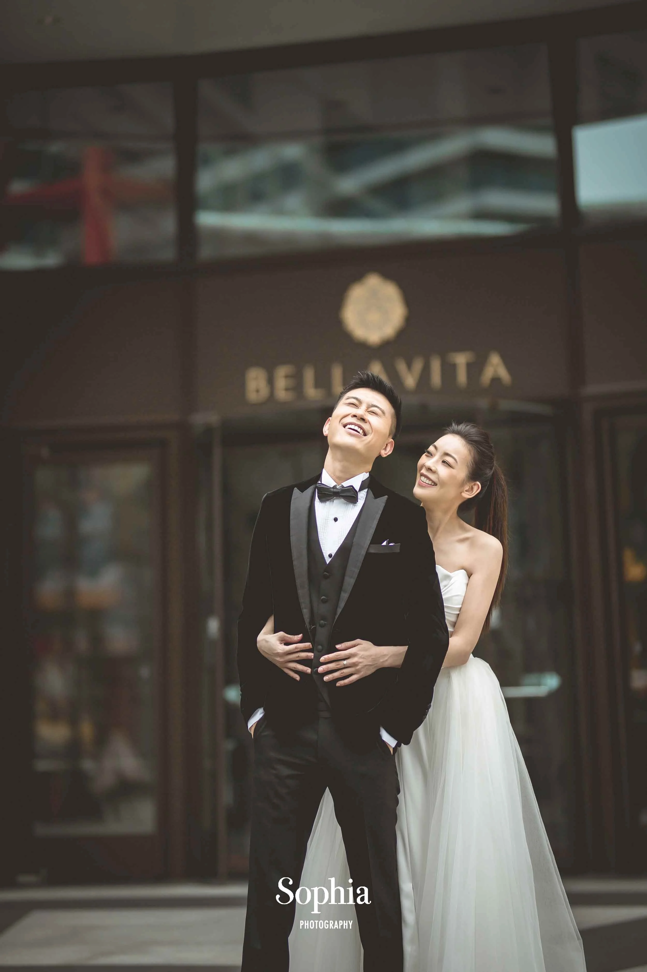  蘇菲雅婚紗-外景-bellavita-貴婦百貨-街景-婚紗照-婚紗照 