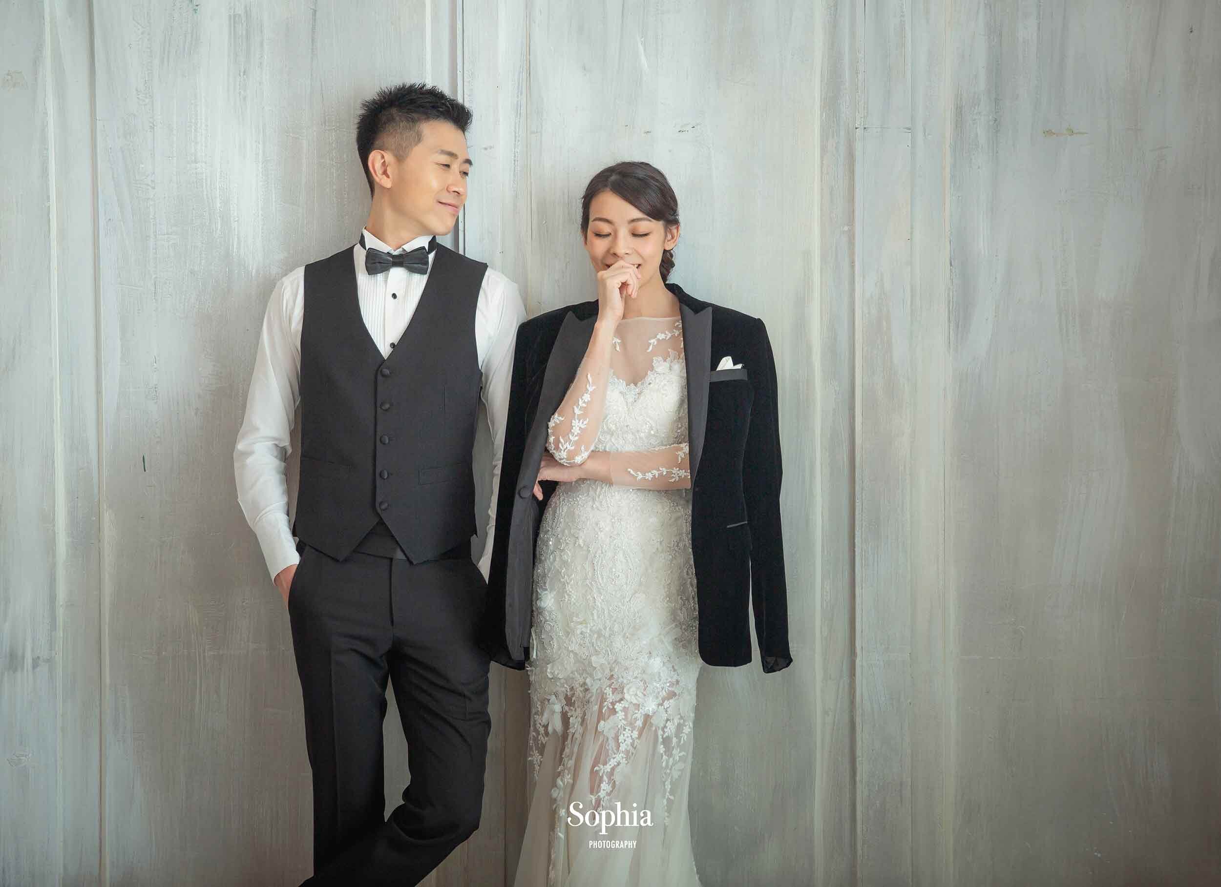  蘇菲雅婚紗-內景婚紗照-棚拍婚紗-歐風婚紗 