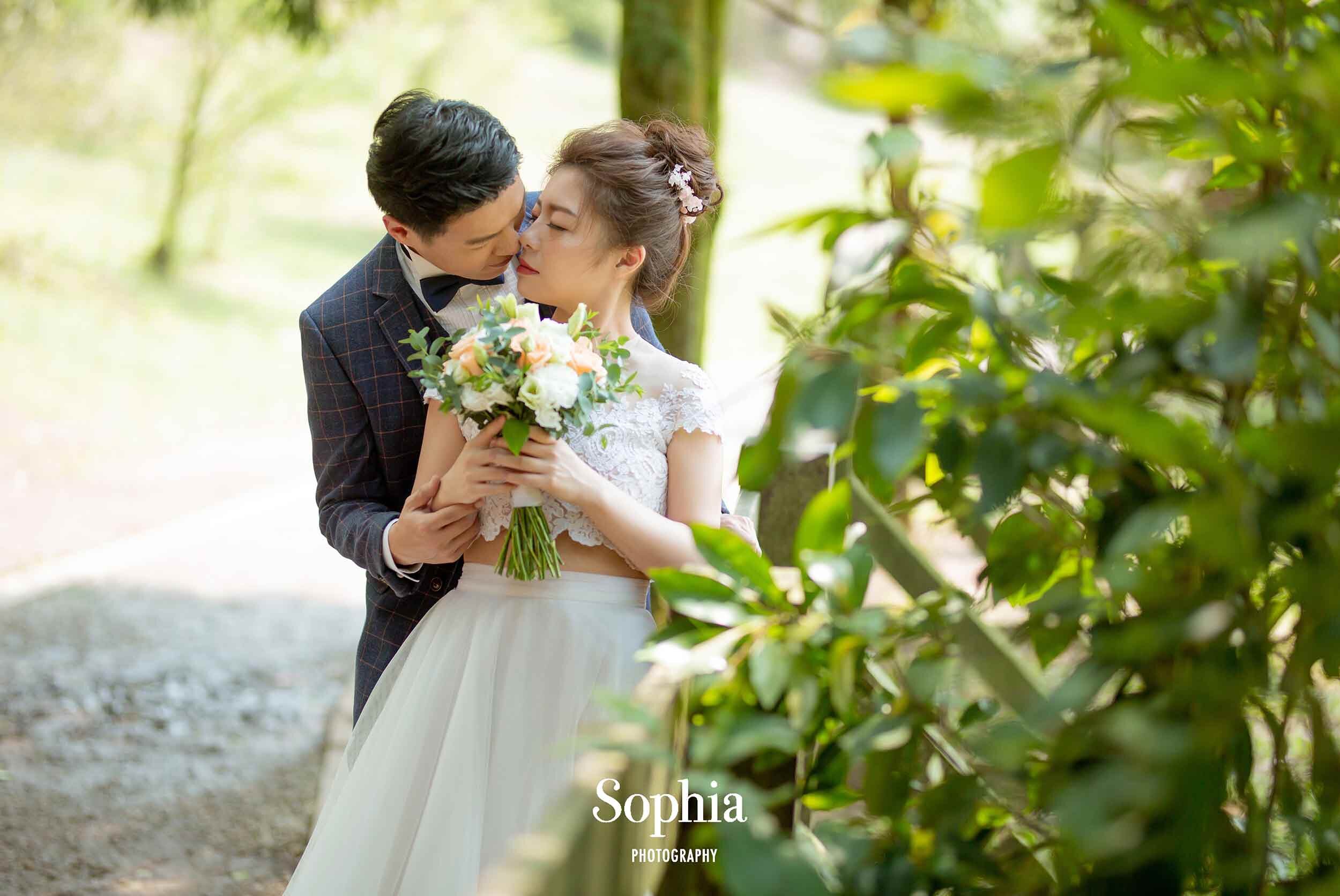  蘇菲雅婚紗-陽明山-外景-森林-婚紗照 