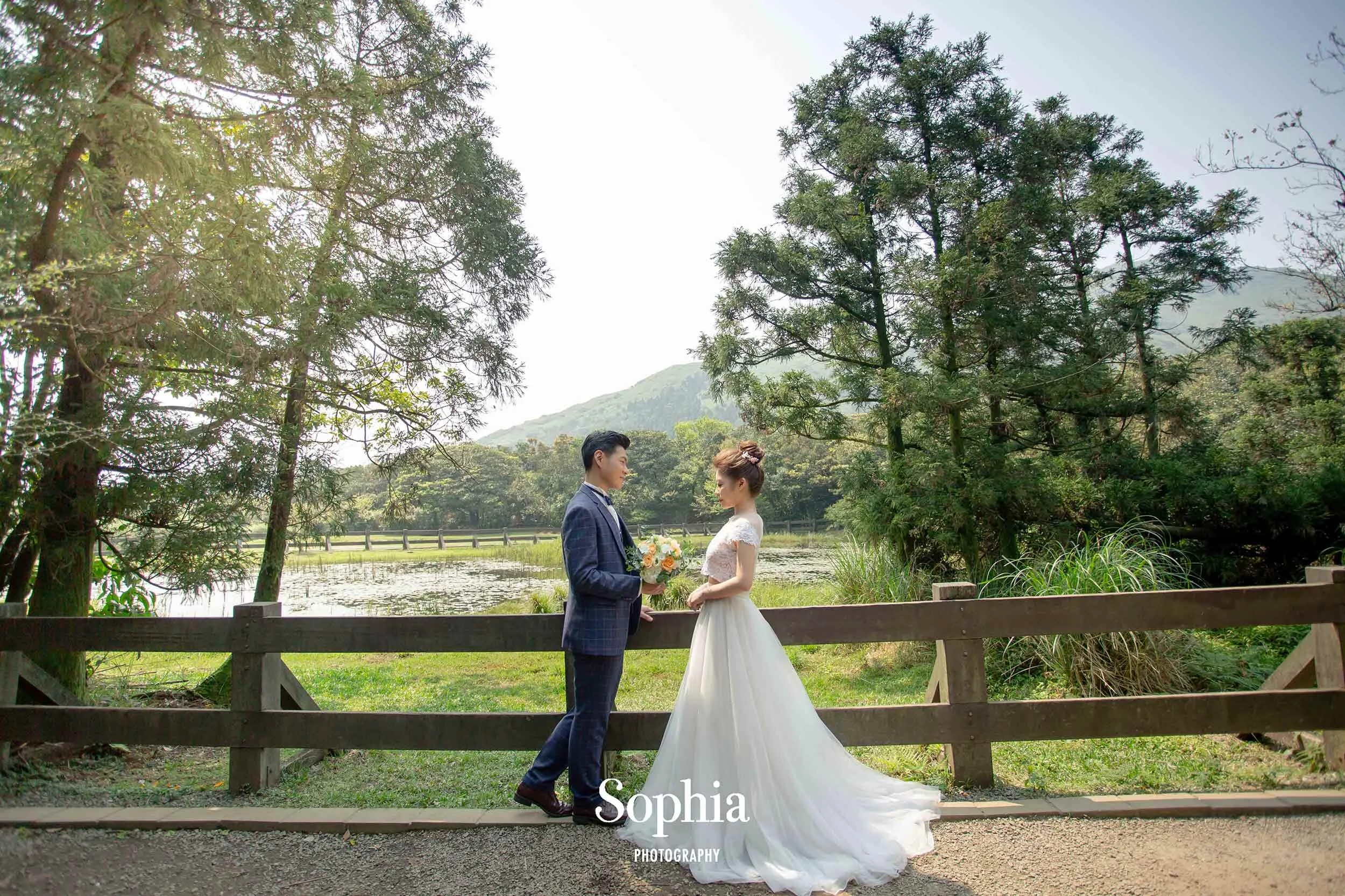  蘇菲雅婚紗-陽明山-外景-森林-婚紗照   