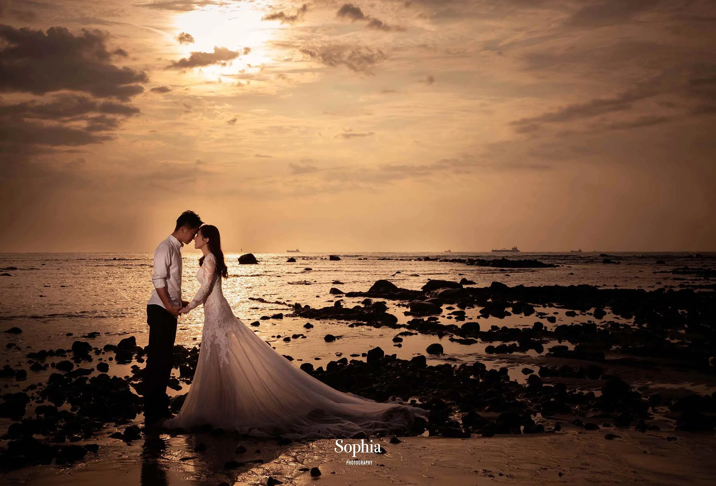  蘇菲雅婚紗-金山-海邊-夕陽婚紗 