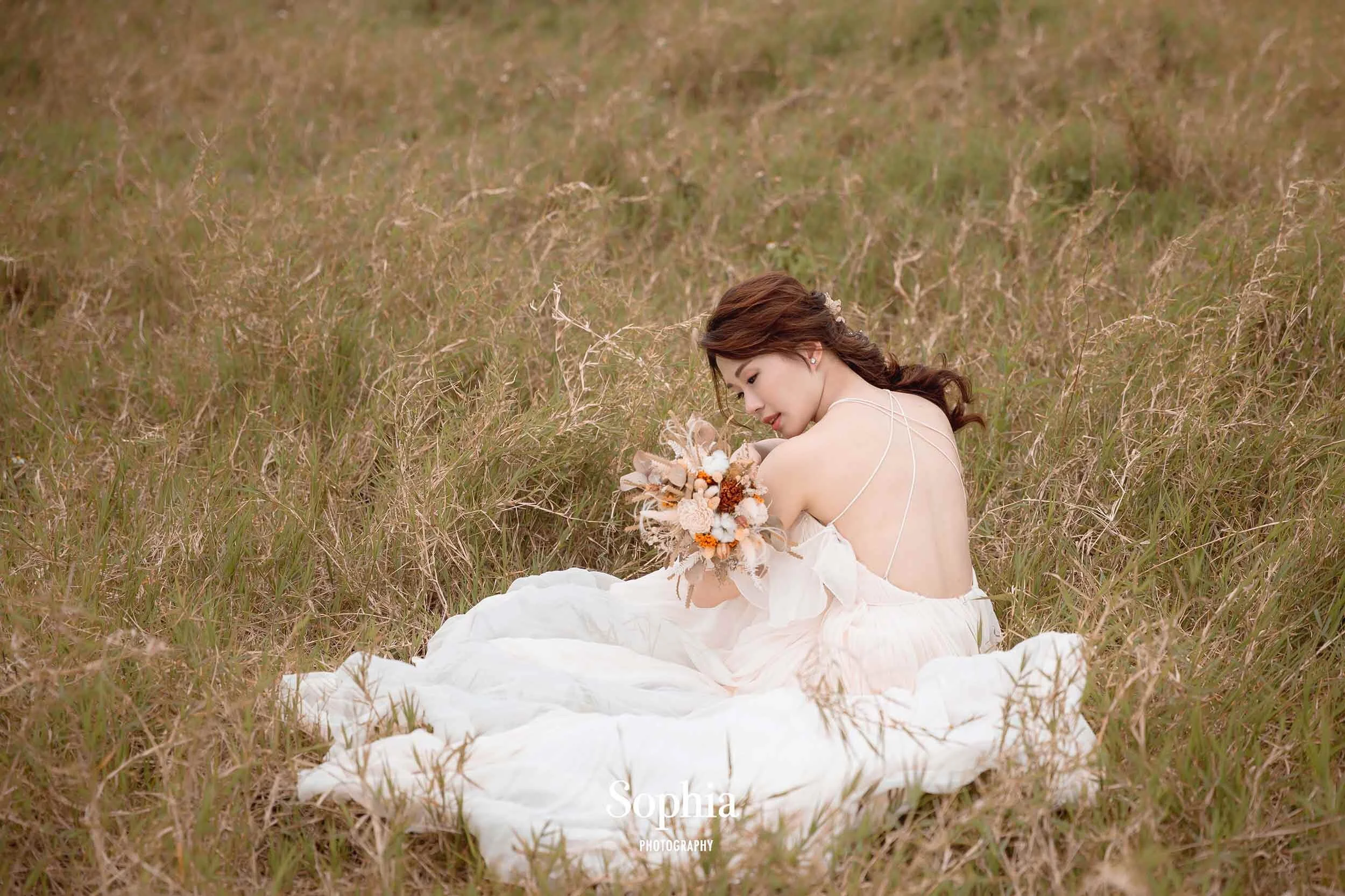  蘇菲雅婚紗-陽明山-芒草-人像-外景婚紗照 