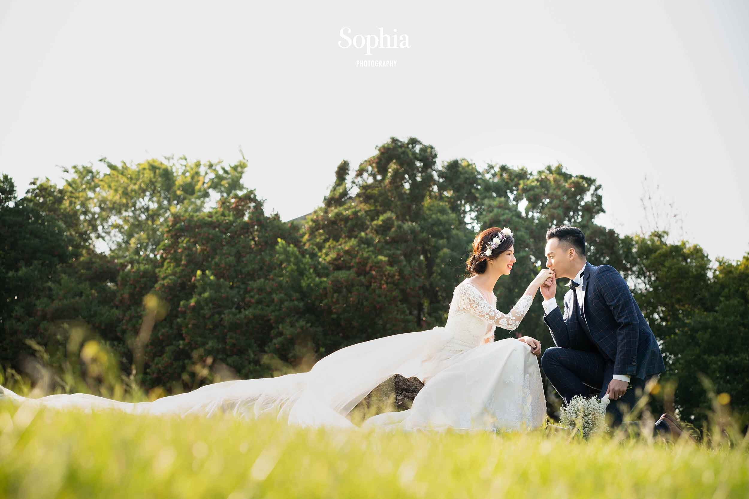  蘇菲雅婚紗-草原婚紗-外景婚紗照 