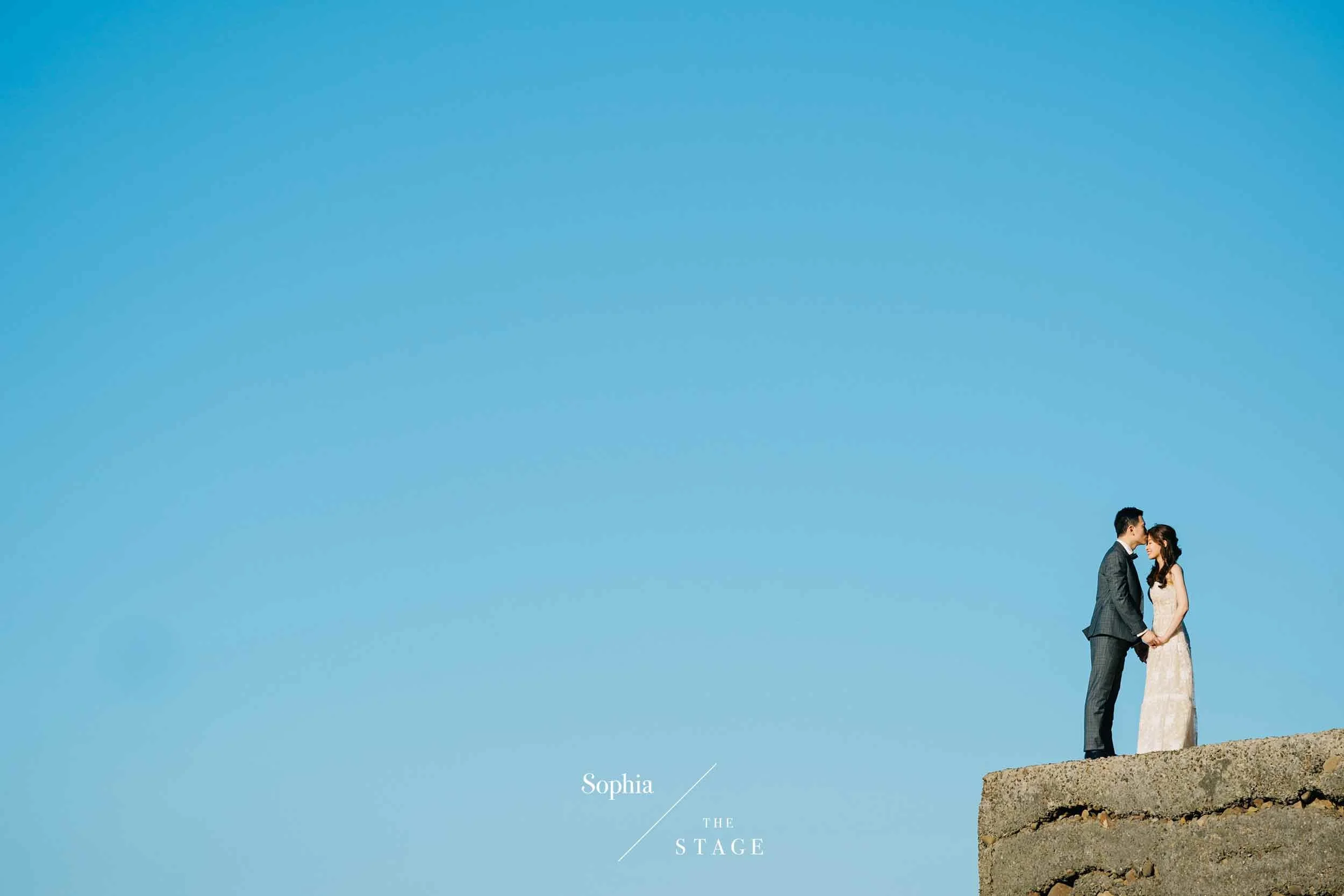  蘇菲雅婚紗-外景-森林-美式婚紗照-風景-龜山島-藍天 