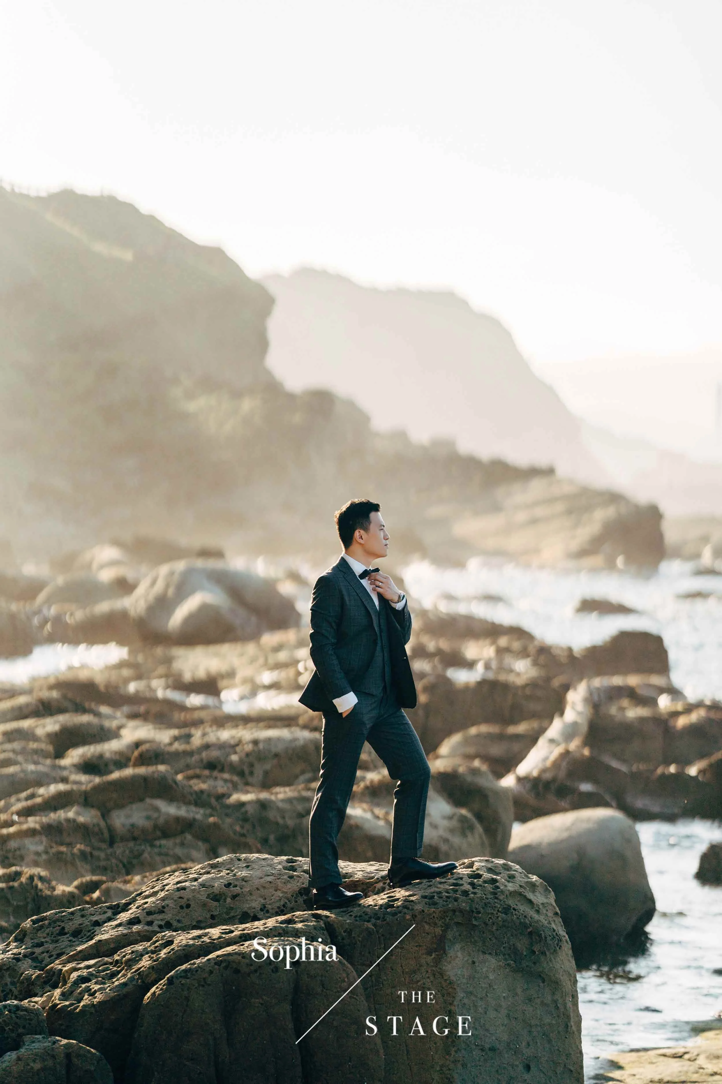  蘇菲雅婚紗-外景-森林-美式婚紗照-風景-龜山島-沿岸-新郎獨照 