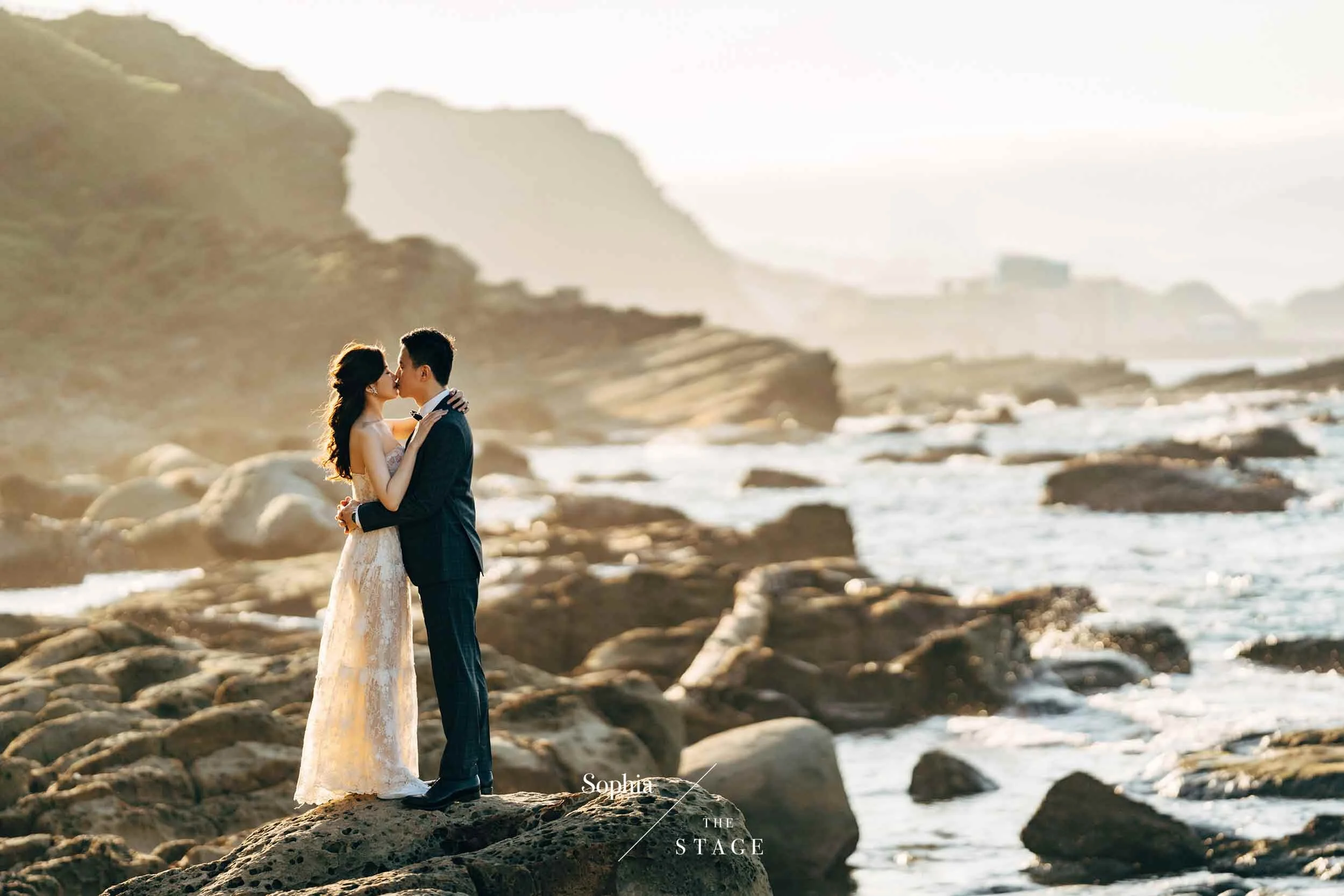  蘇菲雅婚紗-外景-森林-美式婚紗照-風景-龜山島-沿岸 