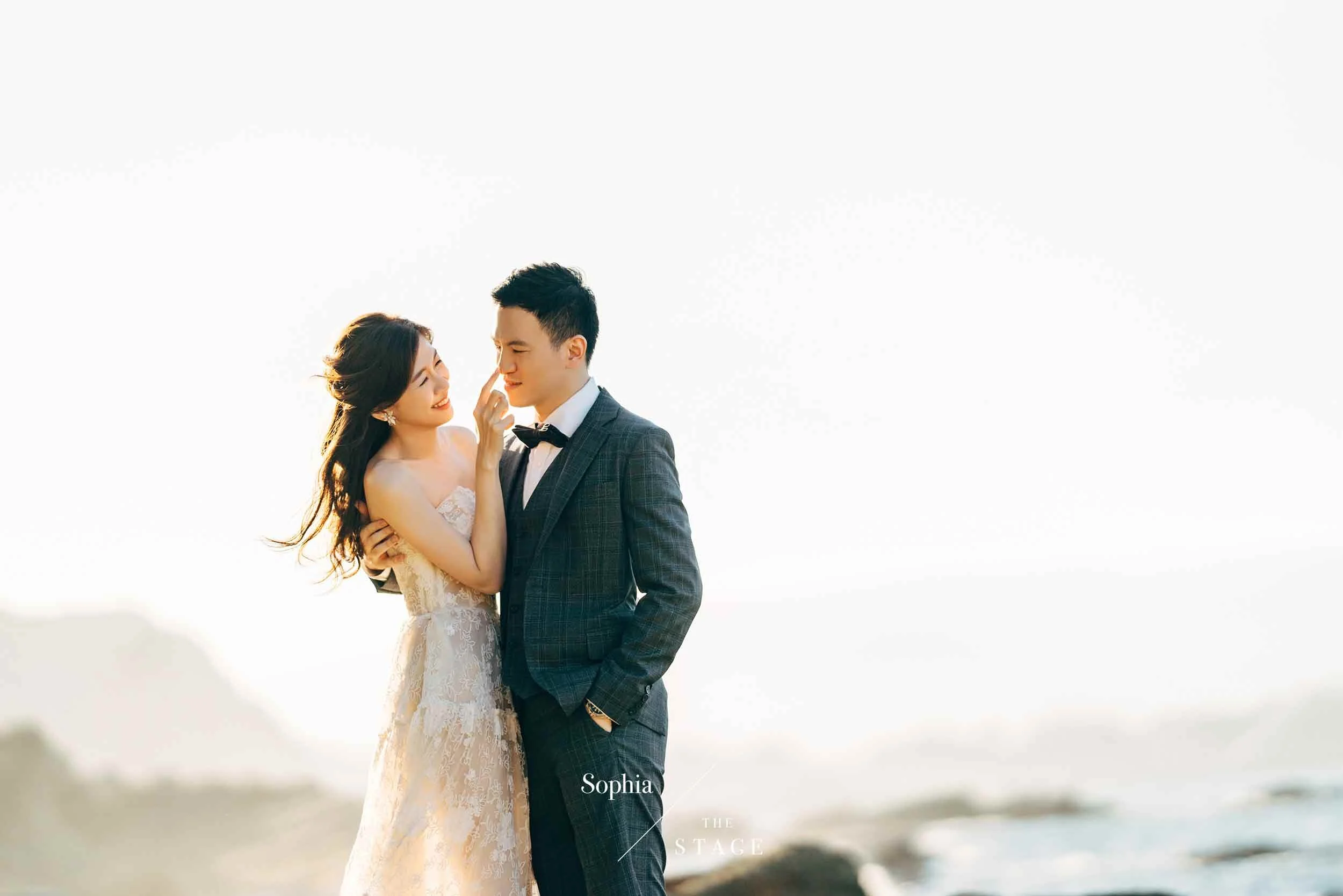  蘇菲雅婚紗-外景-森林-美式婚紗照-風景-龜山島-沿岸 