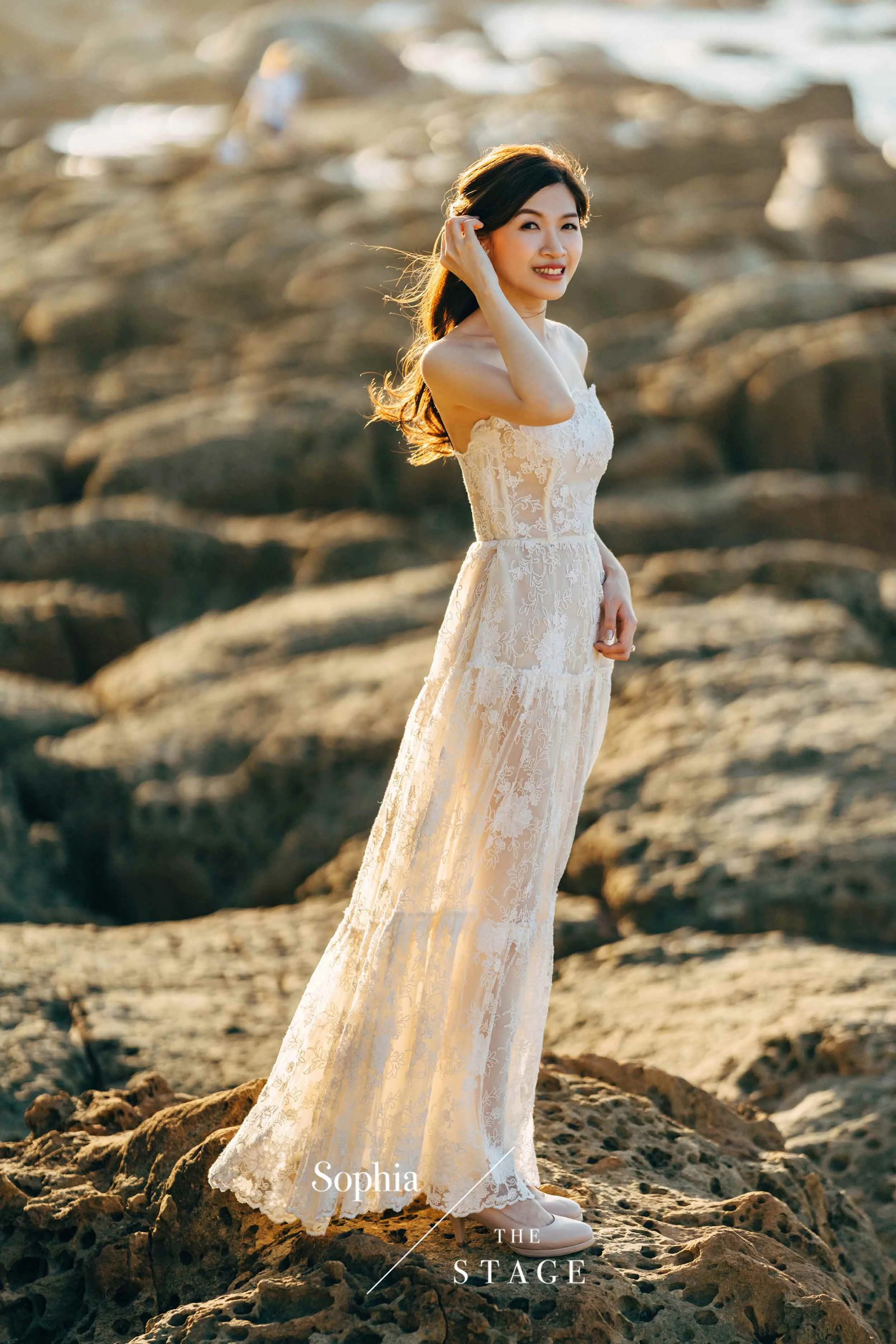  蘇菲雅婚紗-外景-森林-美式婚紗照-風景-龜山島-沿岸-新娘獨照 