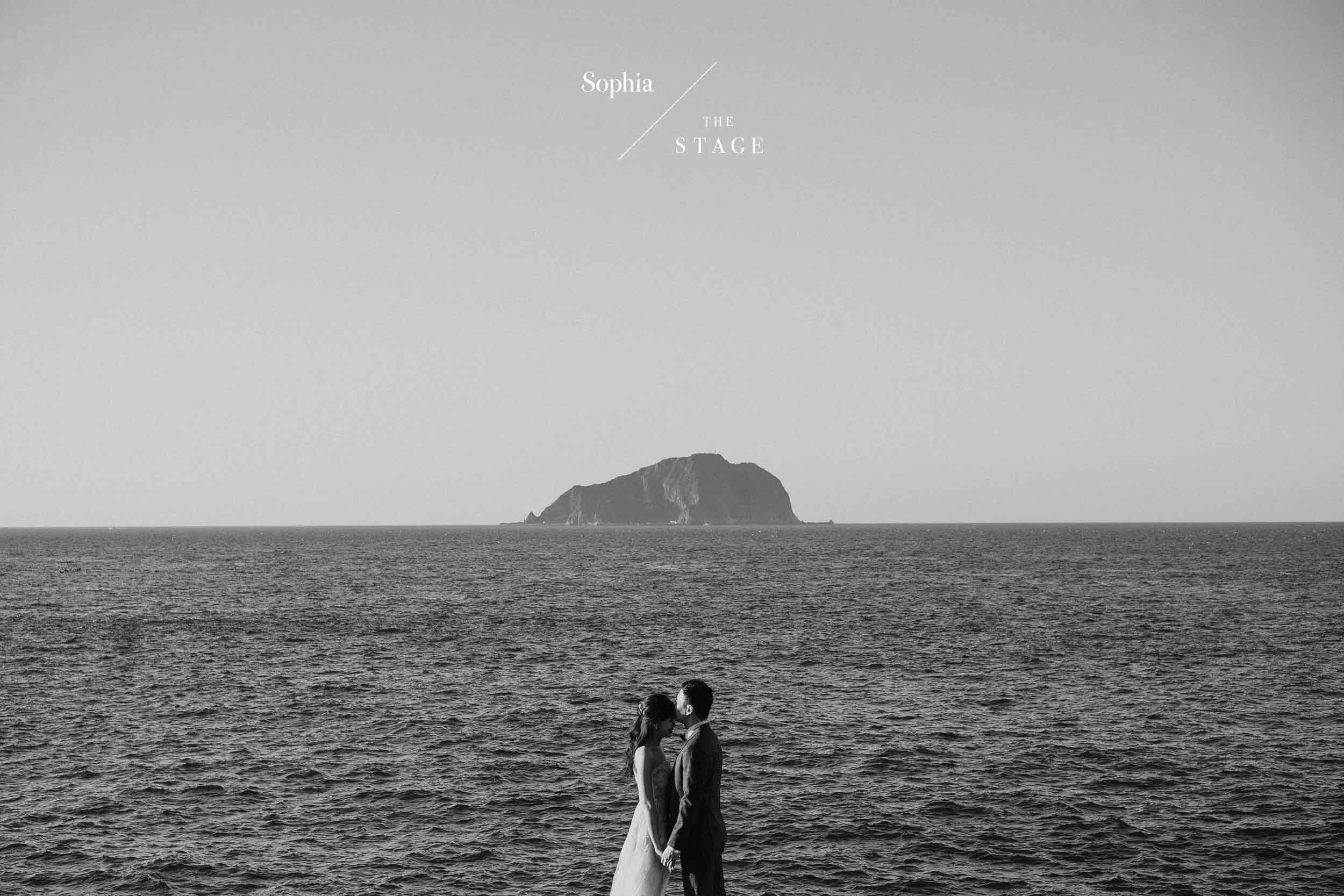  蘇菲雅婚紗-外景-森林-美式婚紗照-風景-龜山島-黑白 