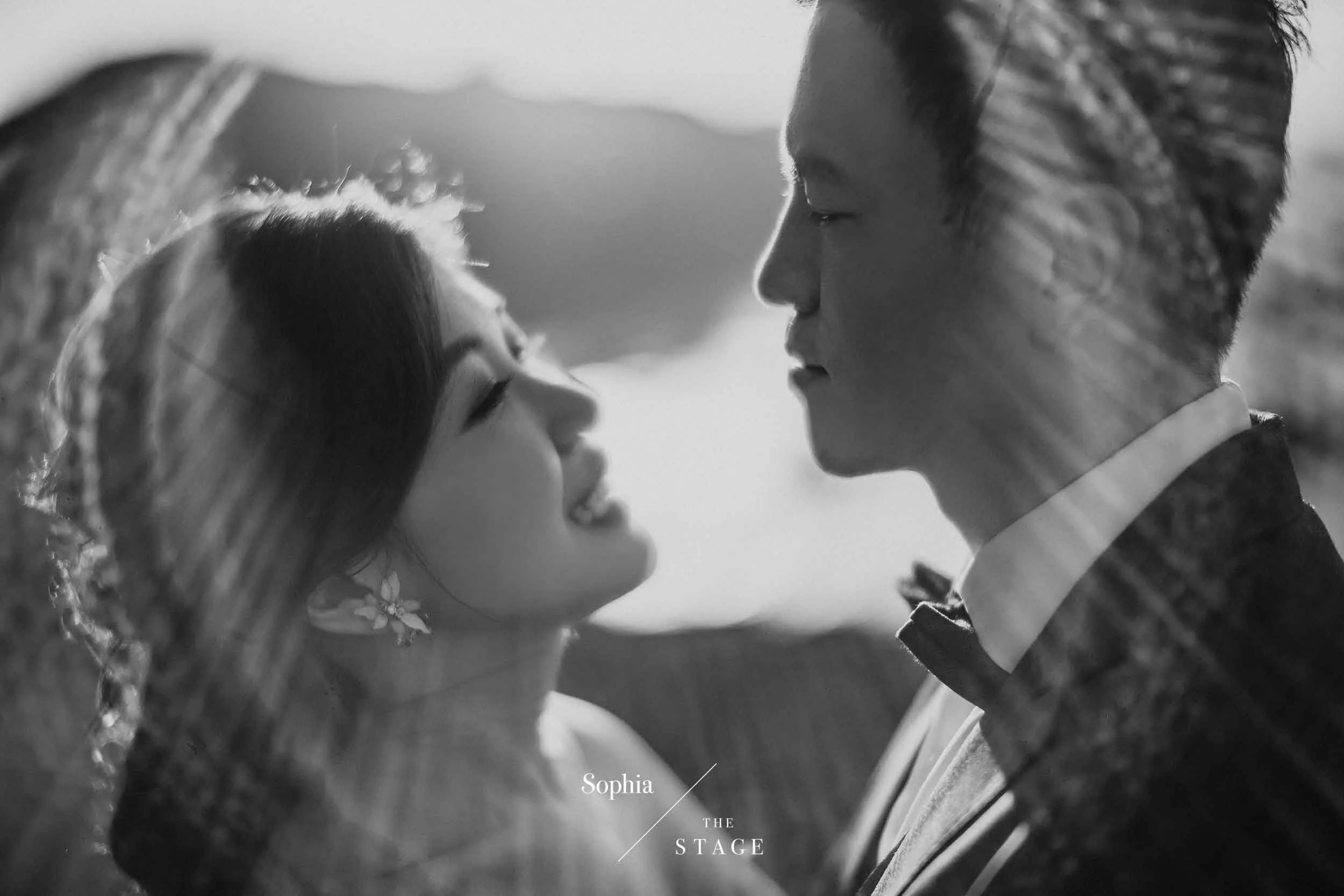  蘇菲雅婚紗-外景-森林-美式婚紗照-風景-龜山島-人物近照-黑白 