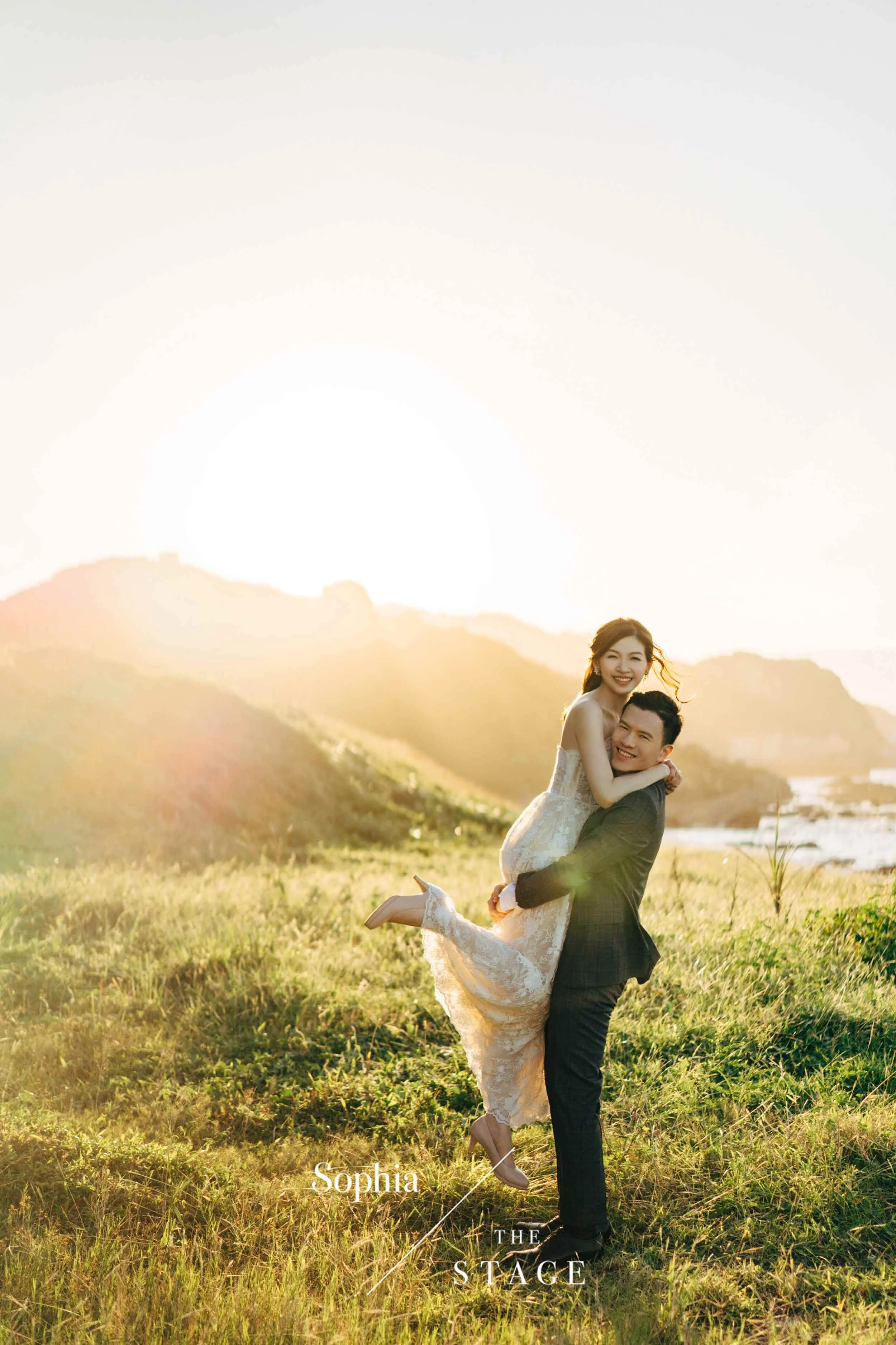  蘇菲雅婚紗-外景-森林-美式婚紗照-風景-龜山島-草原 