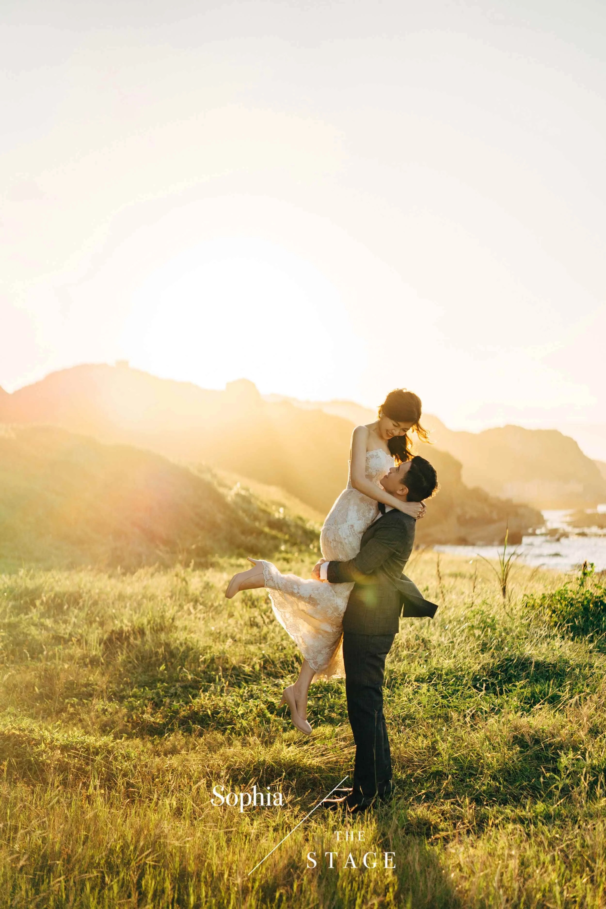  蘇菲雅婚紗-外景-森林-美式婚紗照-風景-龜山島-草原 