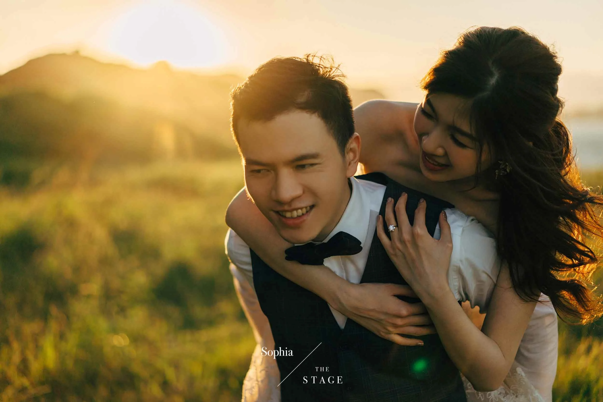  蘇菲雅婚紗-外景-森林-美式婚紗照-風景-龜山島-草原-人物近照 