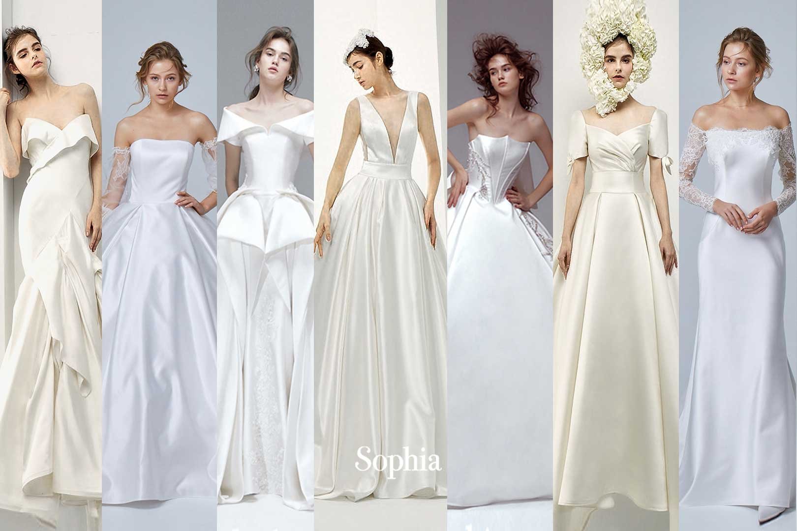 質感系當道！盤點18件蘇菲雅熱門高級款緞面婚紗(下)