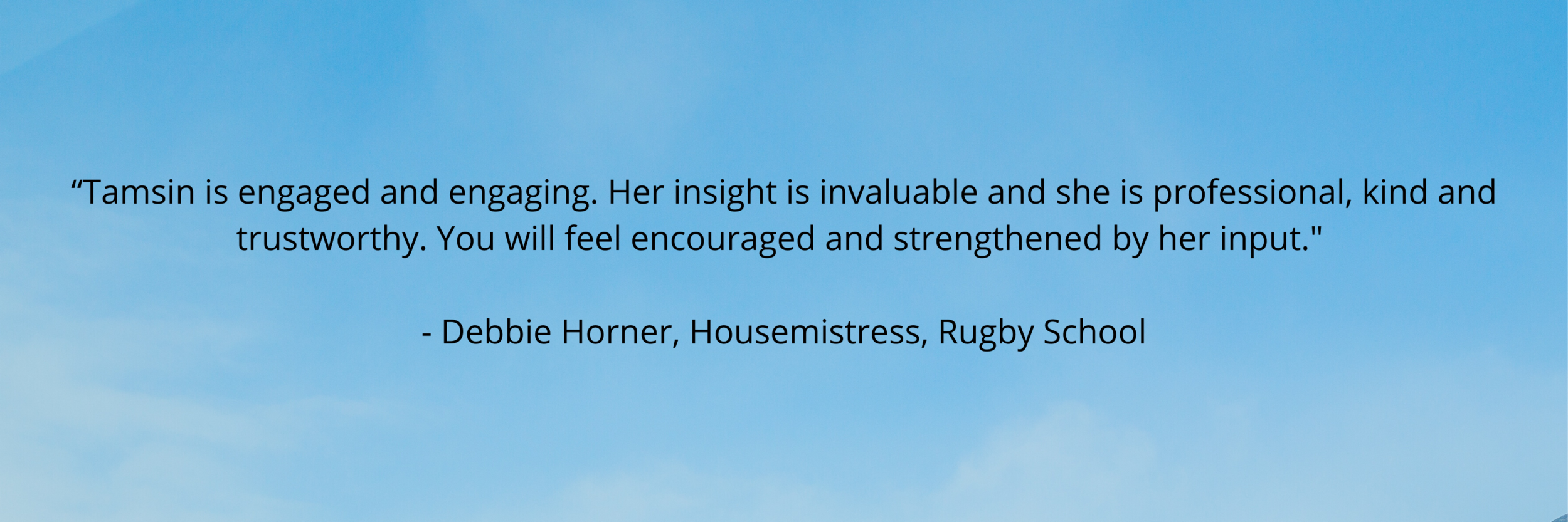 - Debbie Horner, Housemistress, Rugby School.png