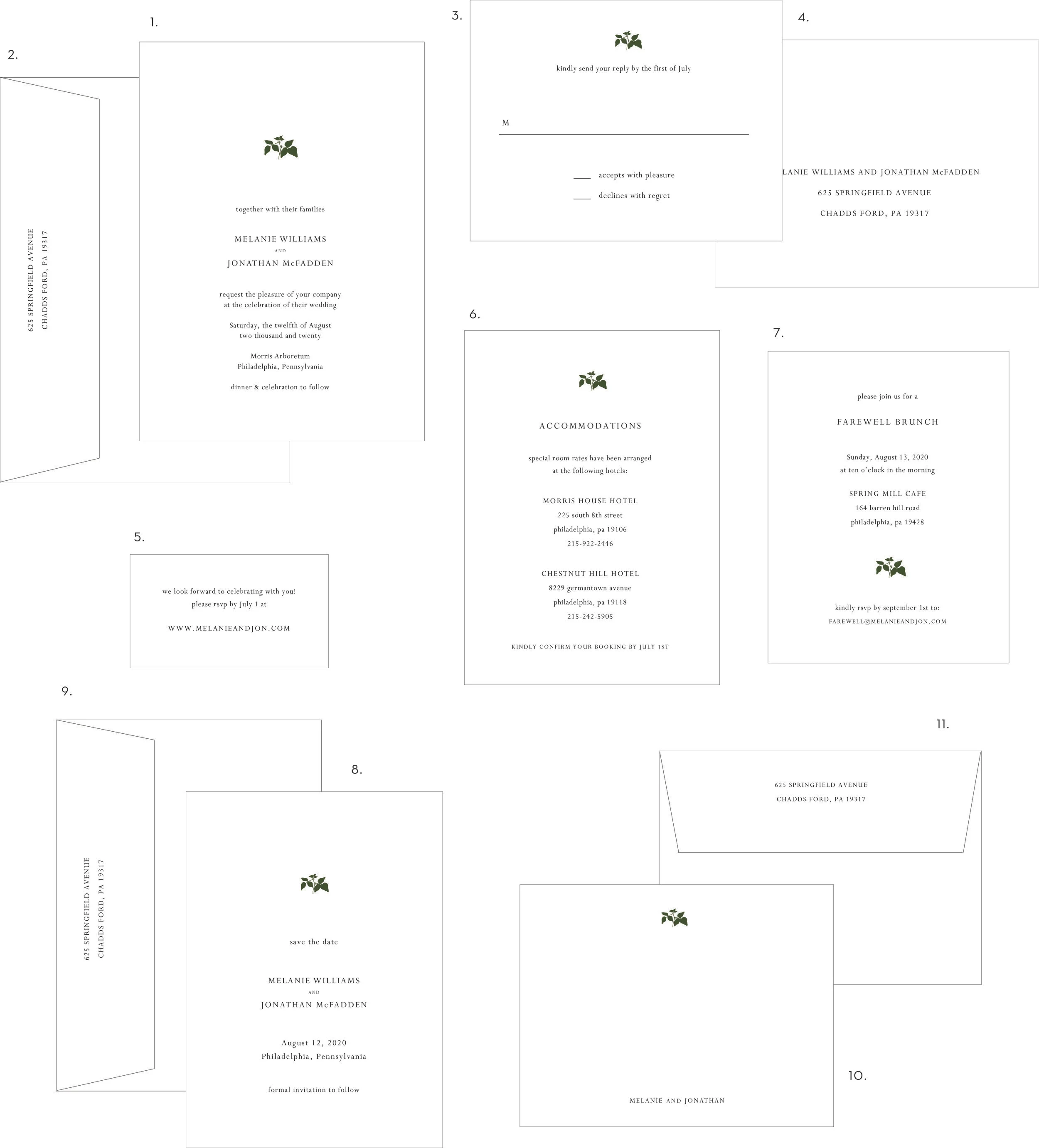 Letterpress Wedding Invitation Small Leaf Style.jpg