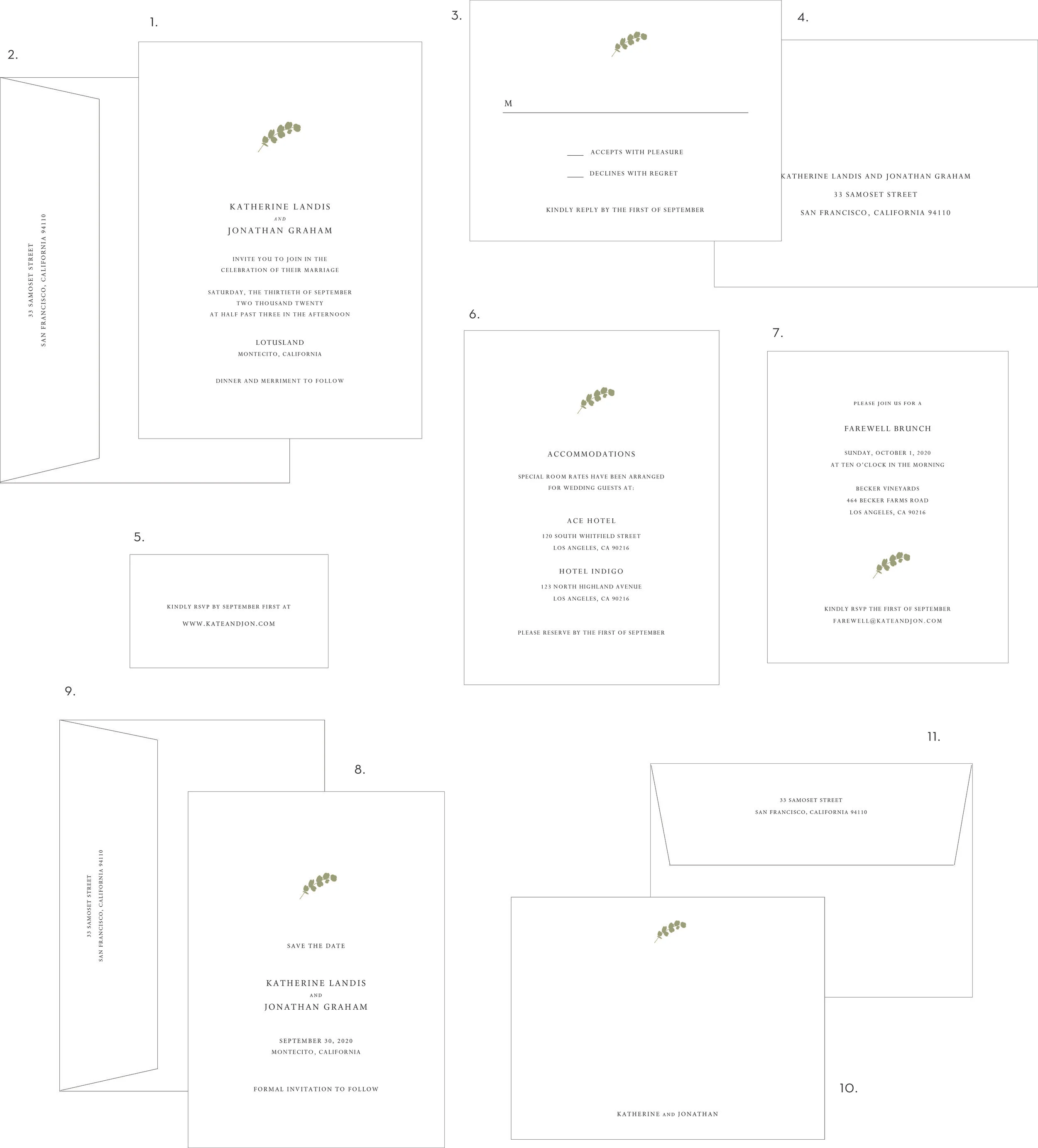 Letterpress Wedding Invitation Eucalyptus Style.jpg