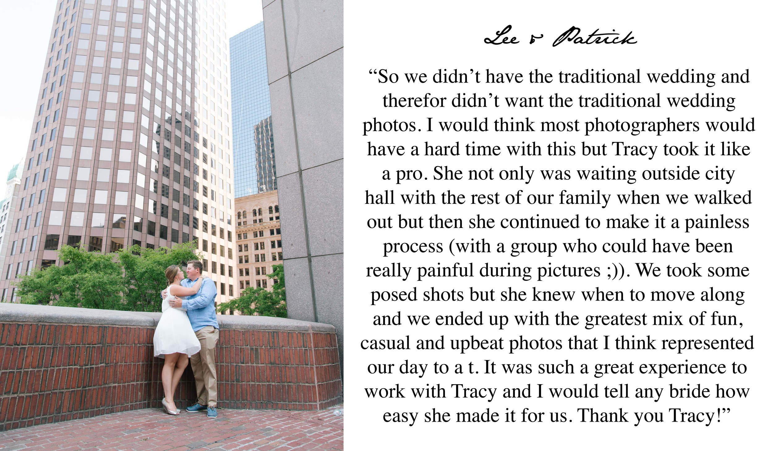 Boston Wedding Photographer 5 Star Review