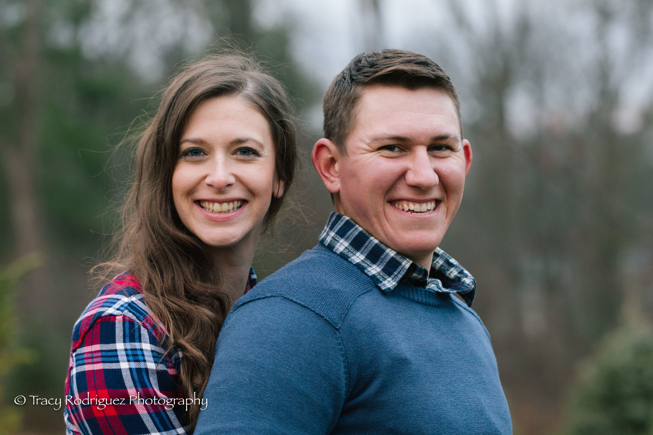 Christmas Tree Farm Engagement Session - Boston Engagement Session by Tracy Rodriguez Photography