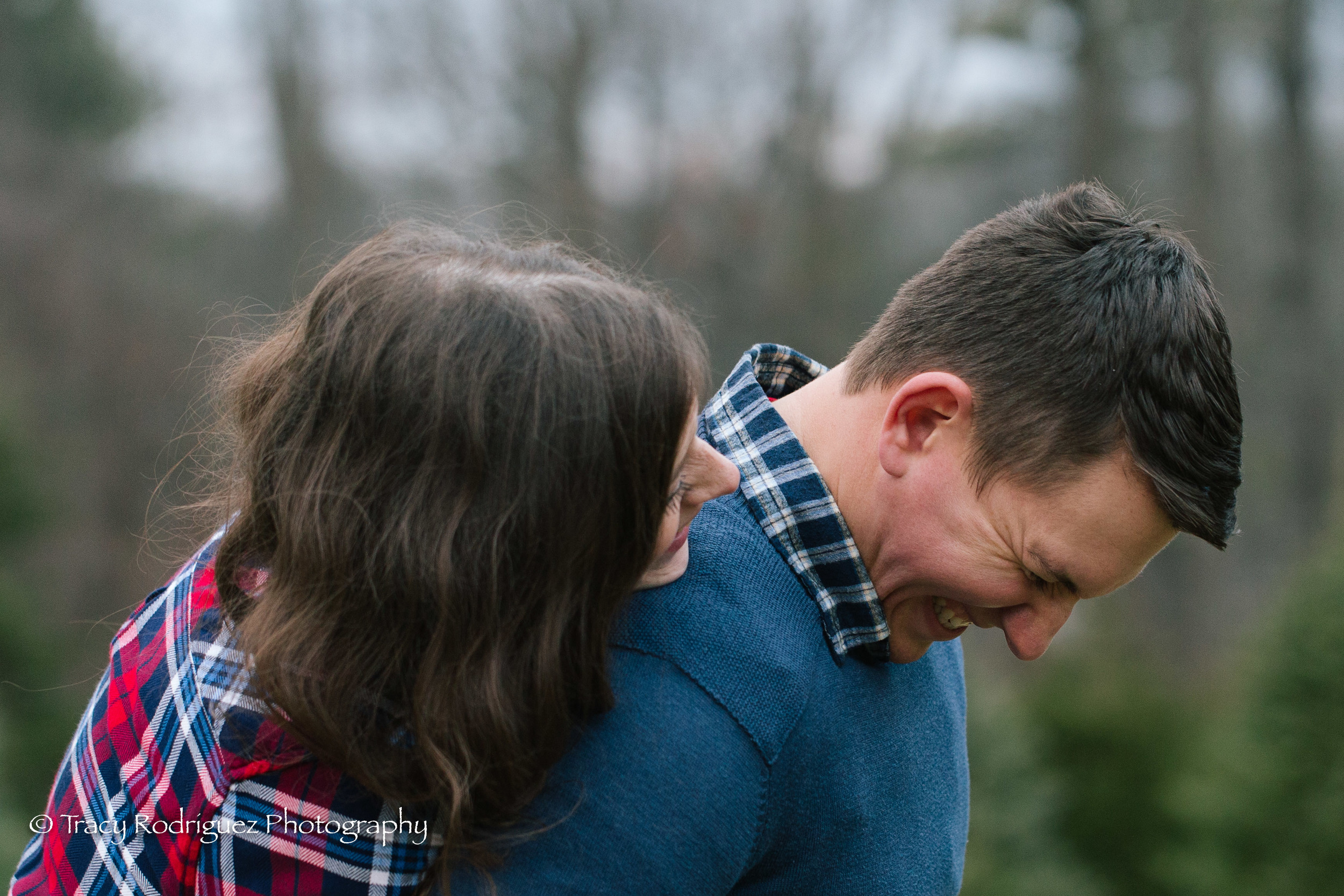 Christmas Tree Farm Engagement Session - Boston Engagement Session by Tracy Rodriguez Photography