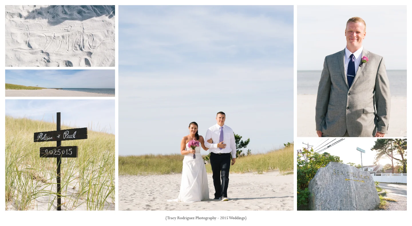 Cape Cod Wedding in West Yarmouth, MA at Seagull Beach by Tracy Rodriguez Photography
