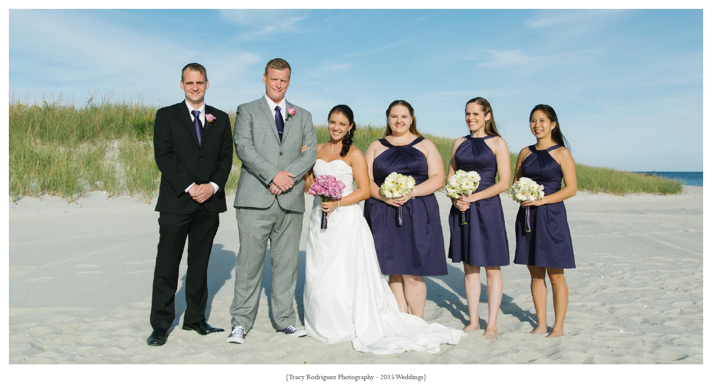 Cape Cod Wedding in West Yarmouth, MA at Seagull Beach by Tracy Rodriguez Photography