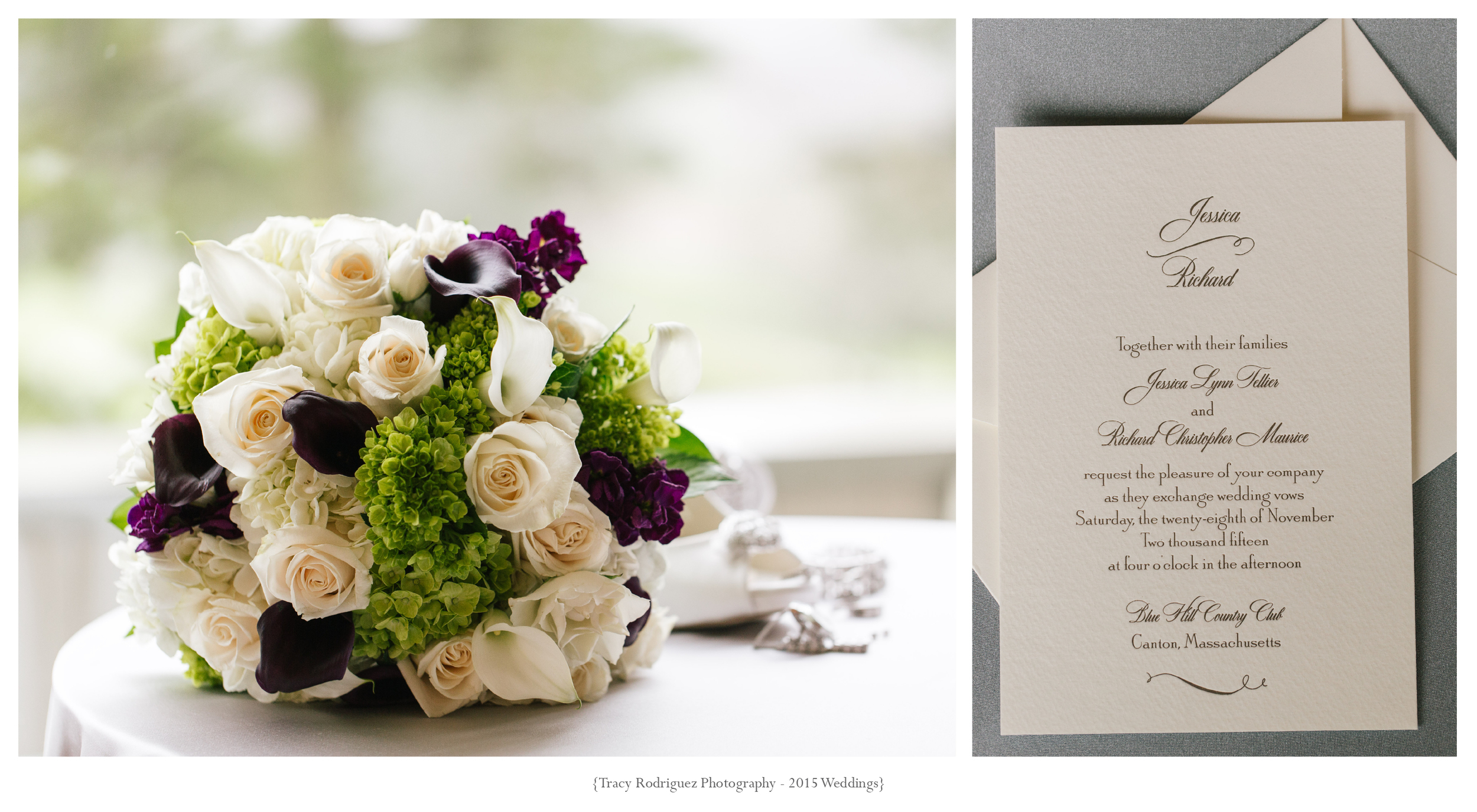 Canton, MA Wedding at Blue Hill Country Club by Tracy Rodriguez Photography