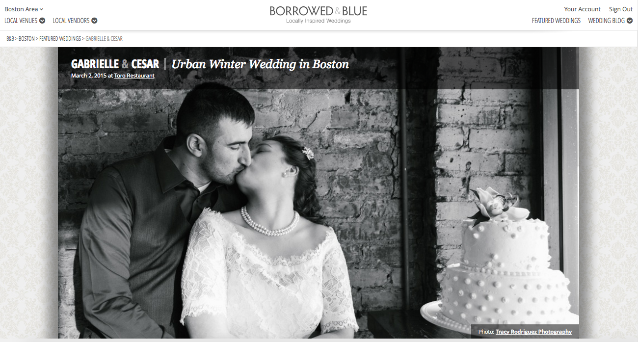 Boston Wedding Photography by Tracy Rodriguez Photography