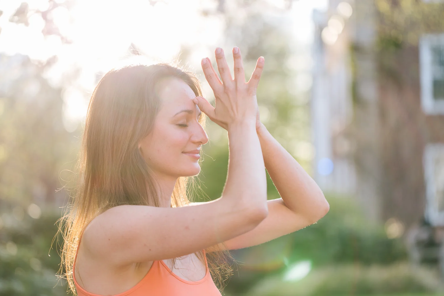 Boston Yoga Photography - Harvard Campus