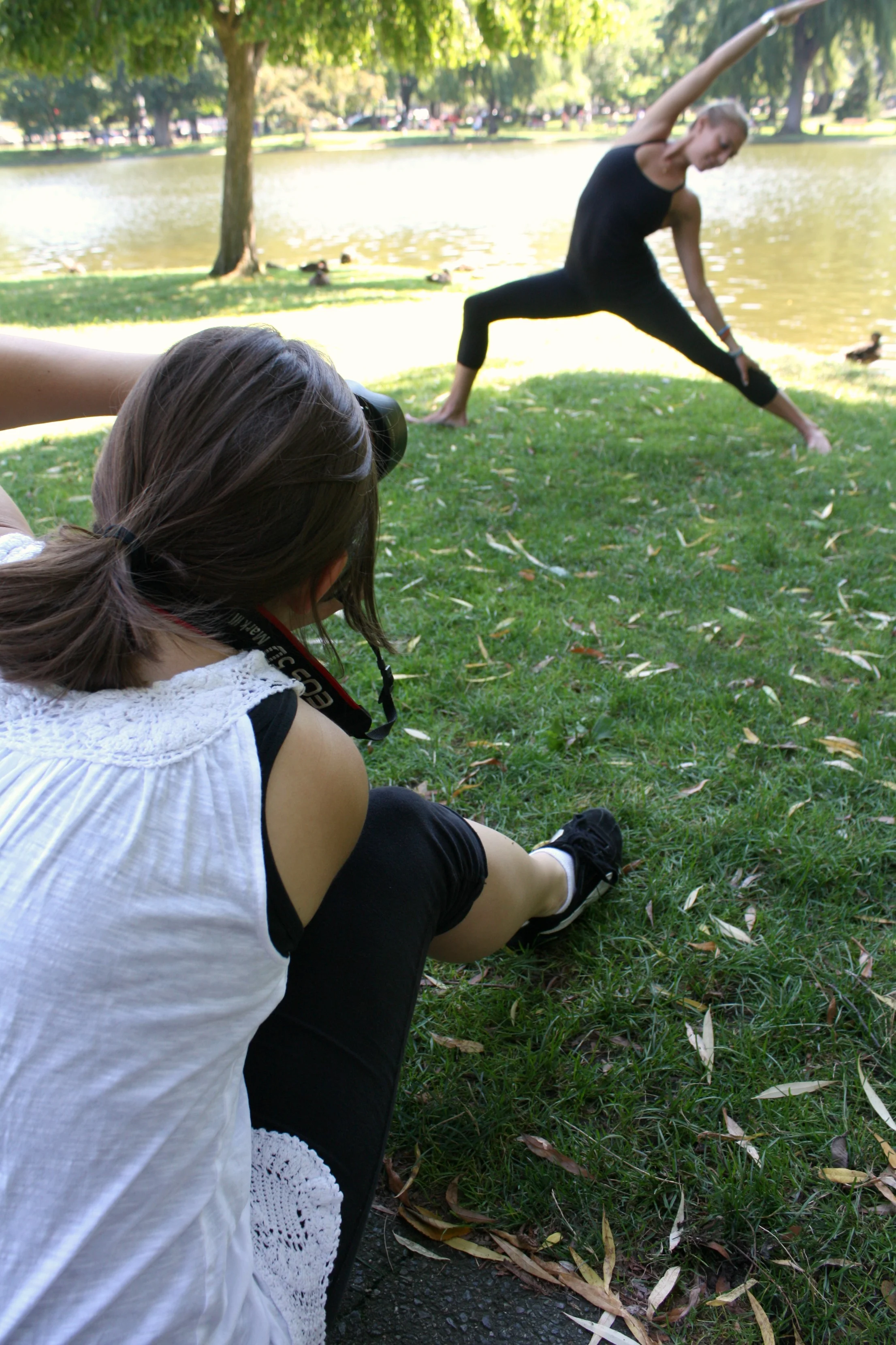Photographing Nina Petruzzo in the Boston Commons