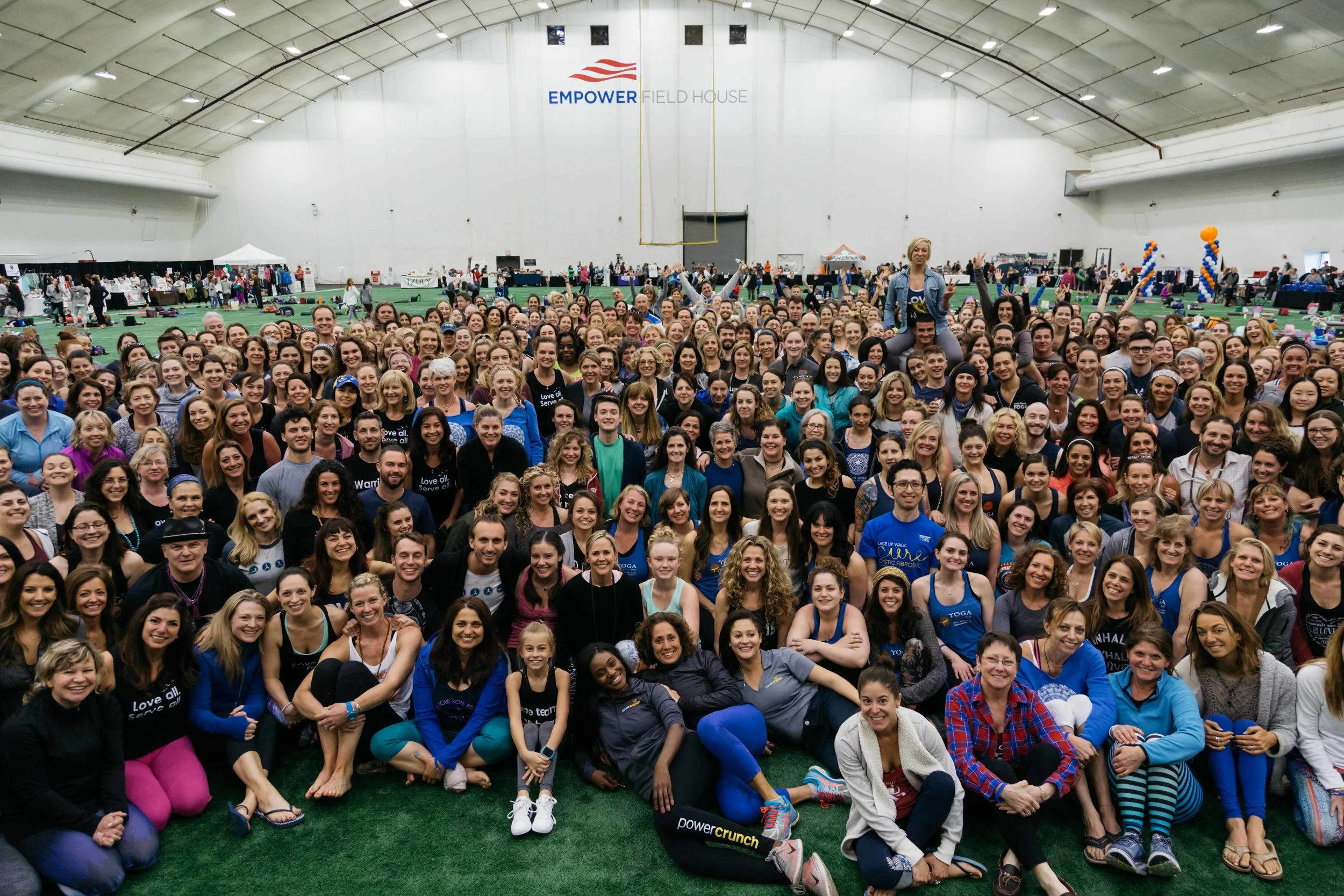 This is certainly the largest group photograph I've ever taken!