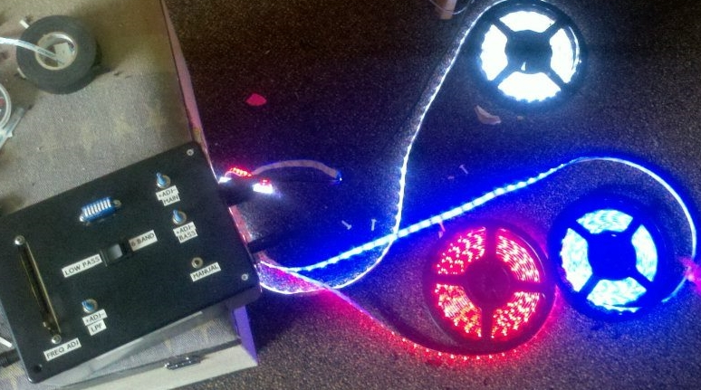 The very first prototype in 2012 on our dorm room floor workshop.
