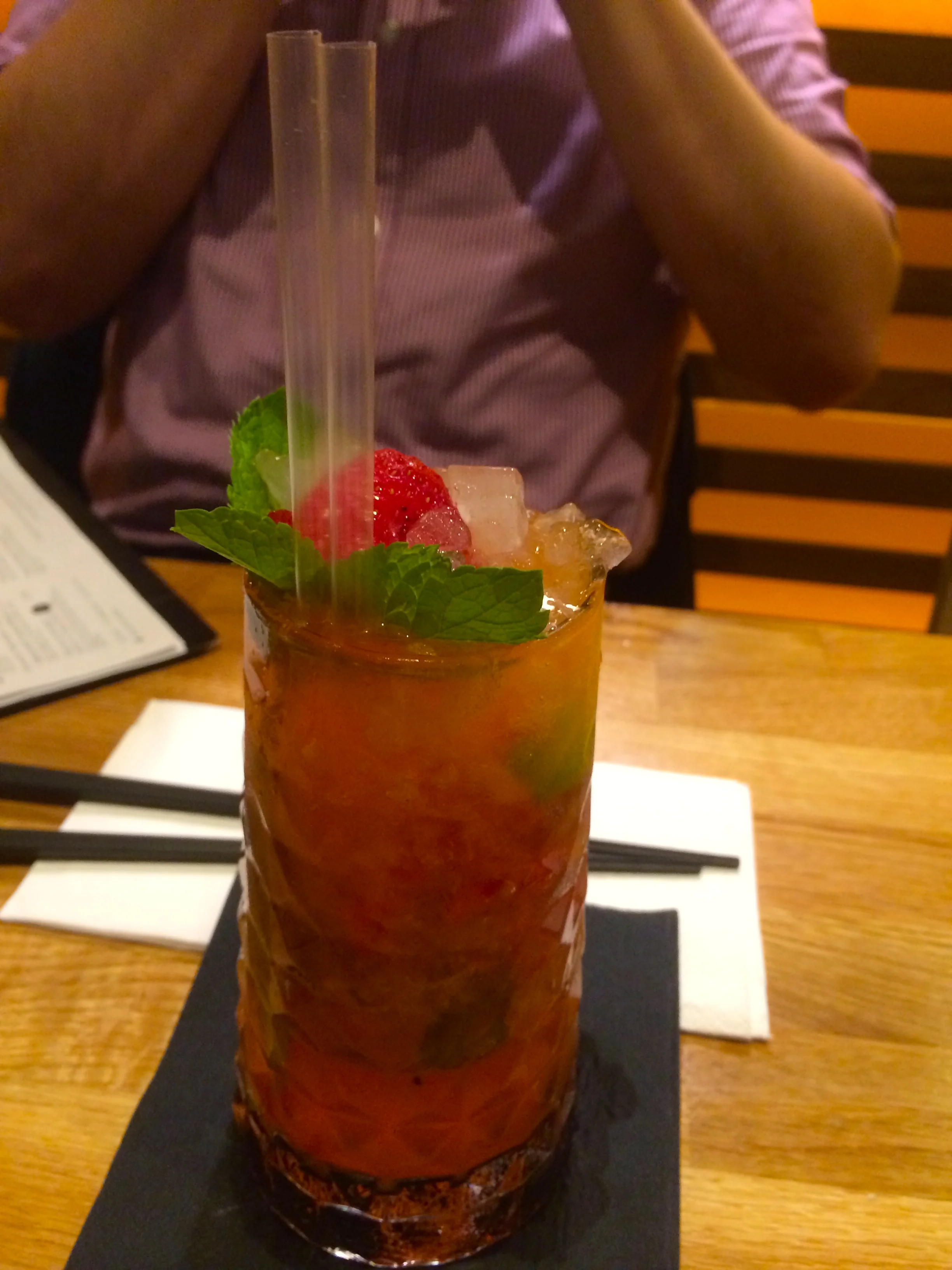 Yuzu Mojito with White Rum and Yuzu Umeshu