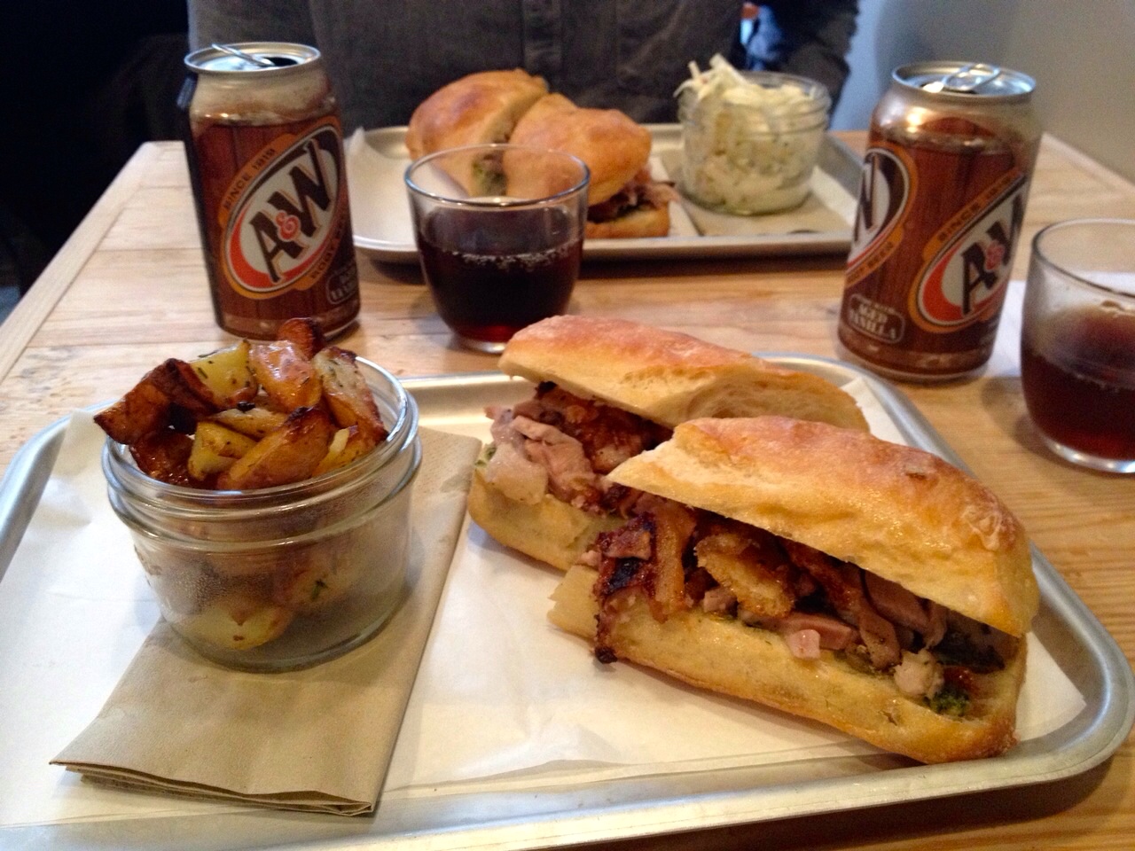Porchetta Sandwich - Wedges Perspective (Photo Credit: Annie Robbins)