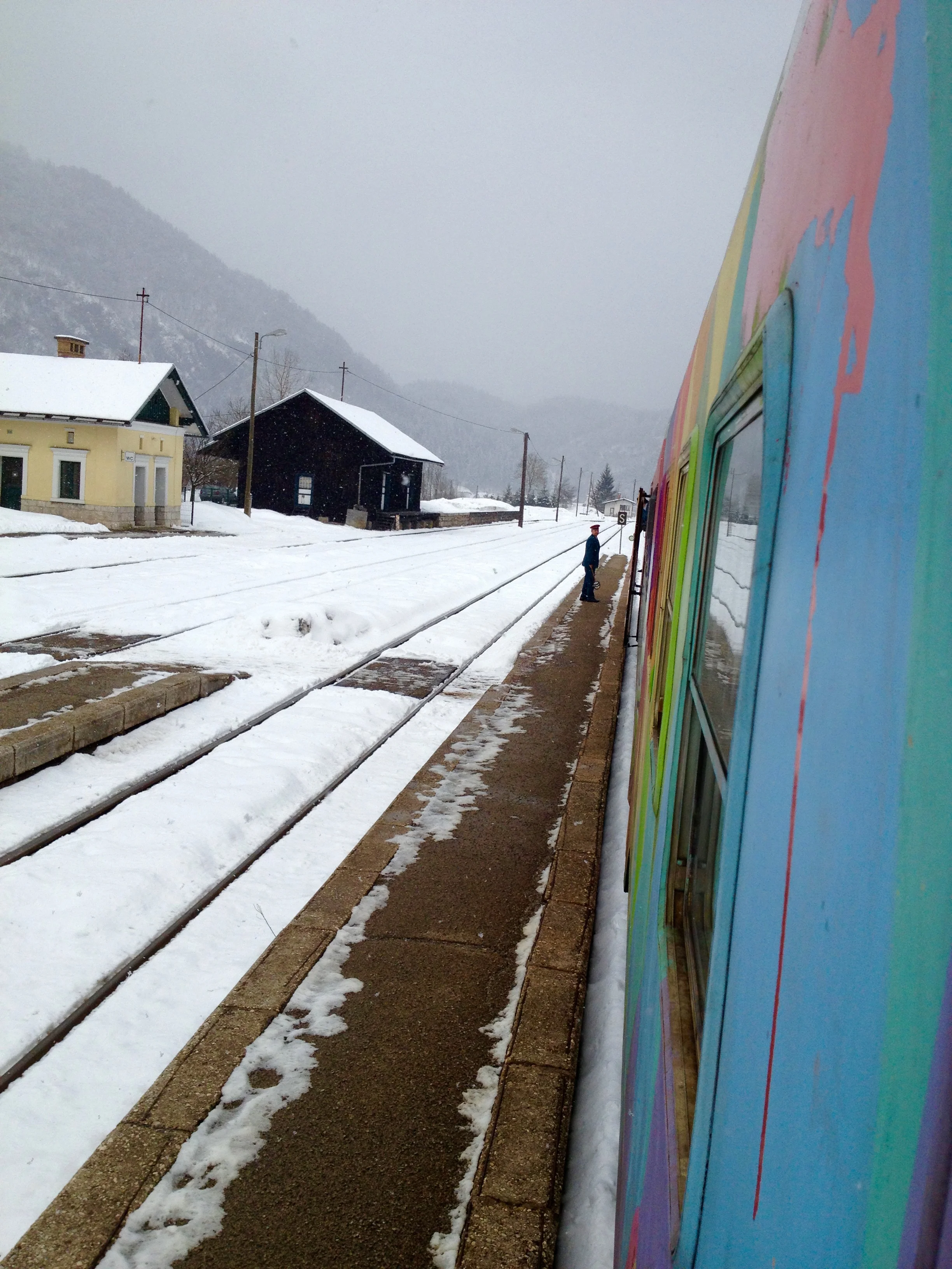 Snapshot: A halt on the Bohinj Railway, Slovenia